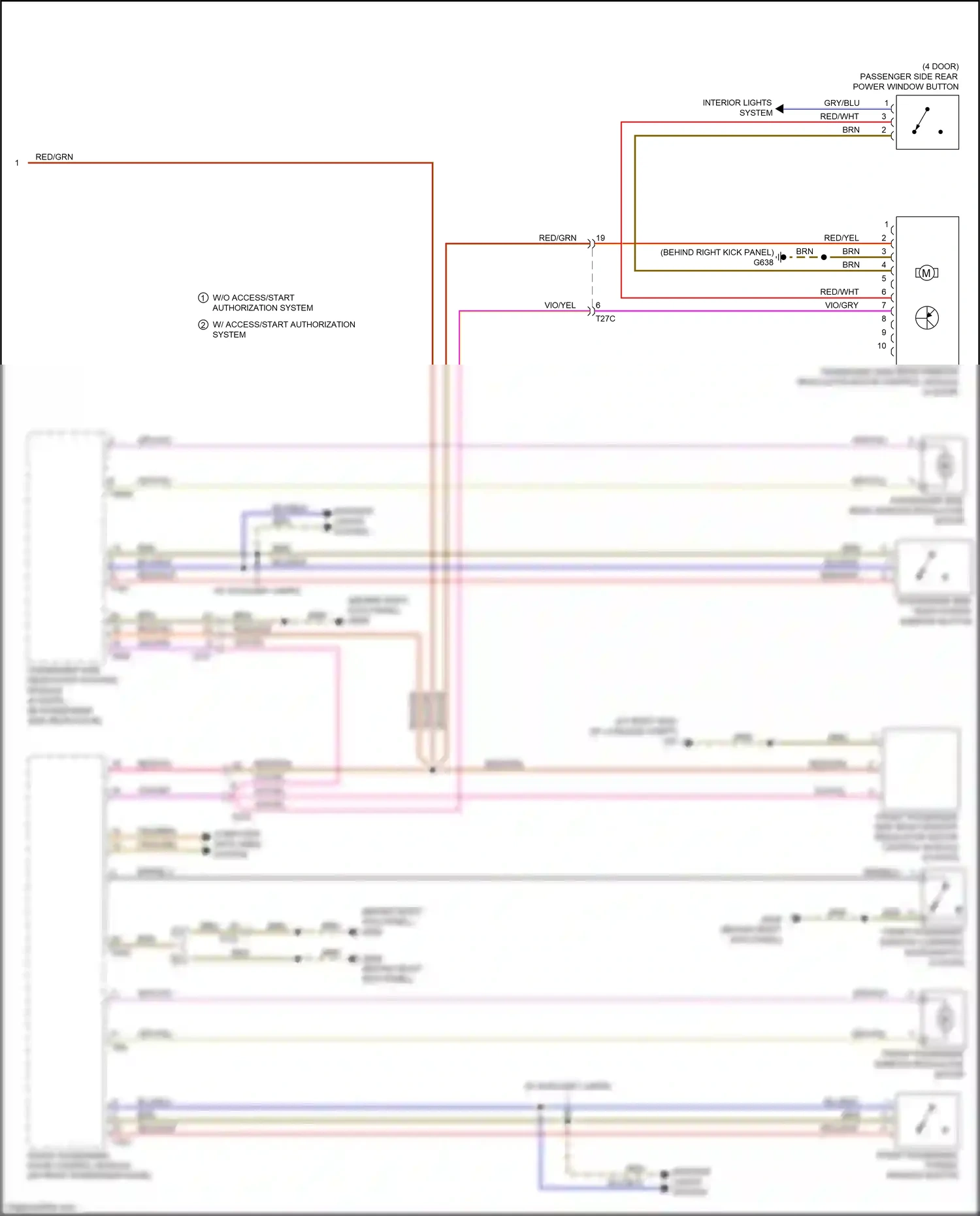 Audi S3 8V facelift (2016-2020) (w/ access/start authorization system) wiring diagram  (8 of 8)