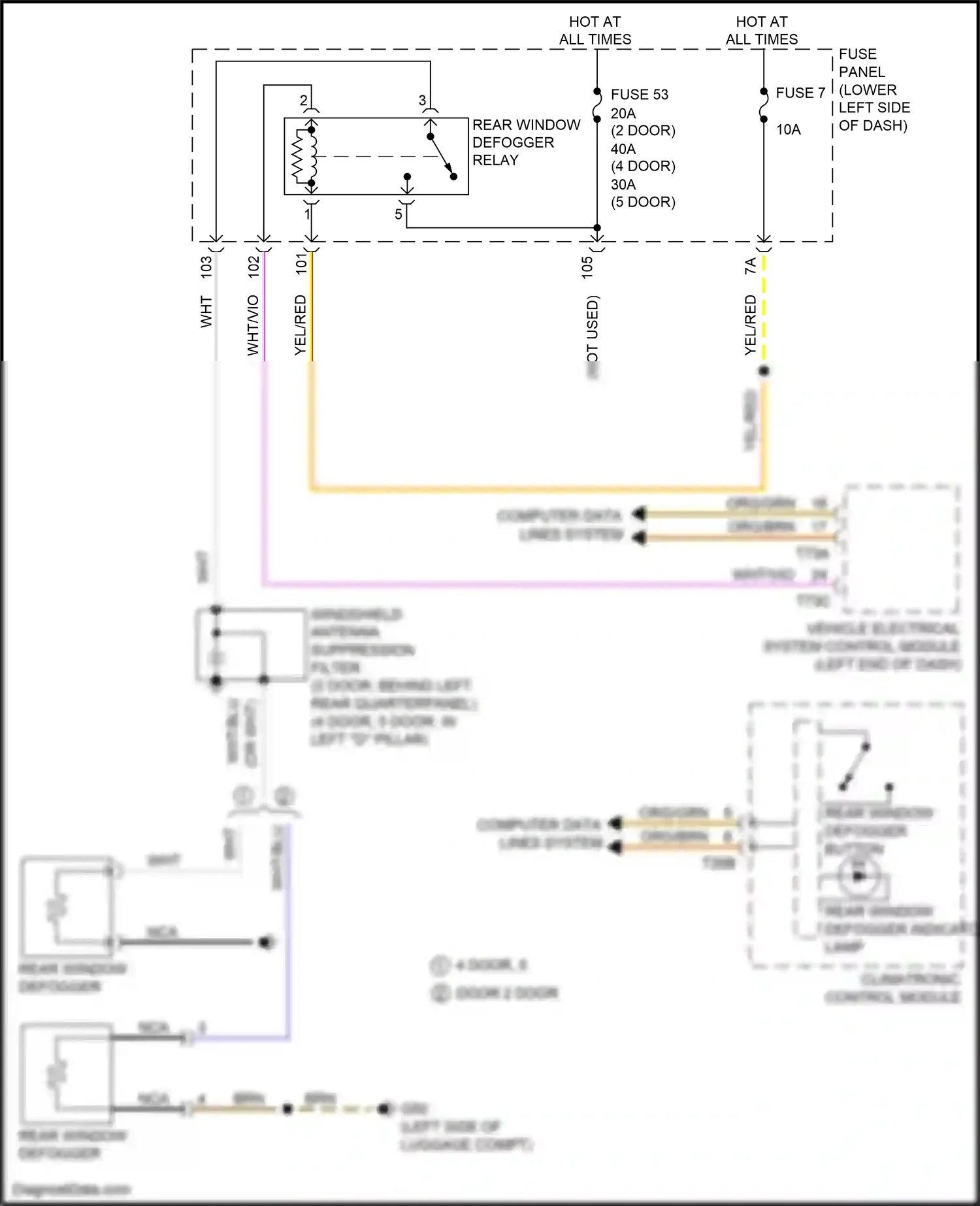 Wiring diagram wht/blu for Audi S3 8V facelift (2016-2020) (22 of 25)