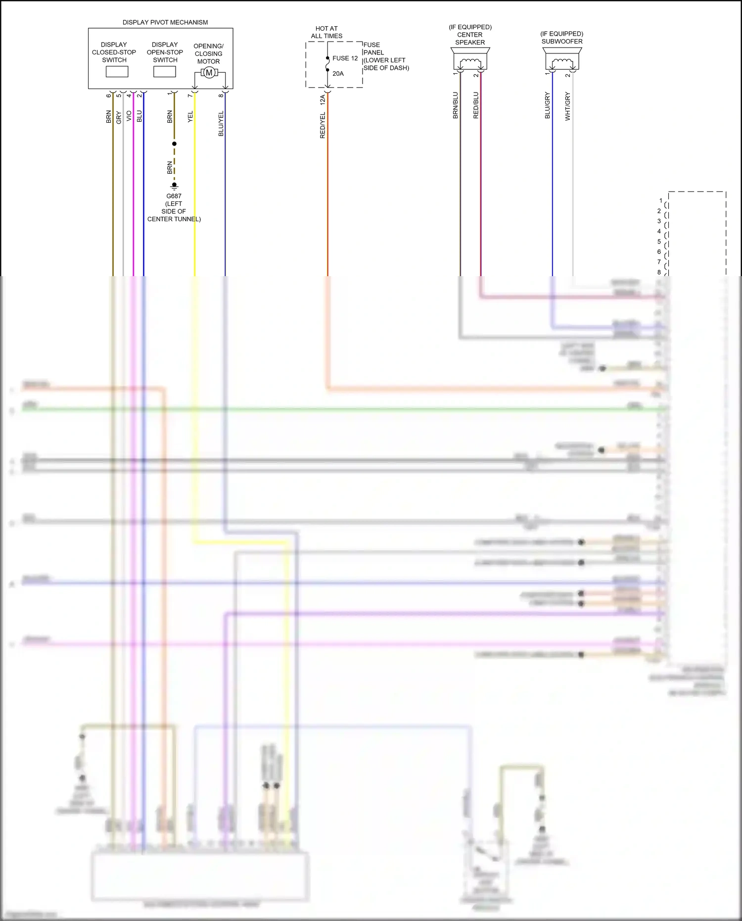 Wiring diagram wht/blu for Audi S3 8V facelift (2016-2020) (17 of 25)
