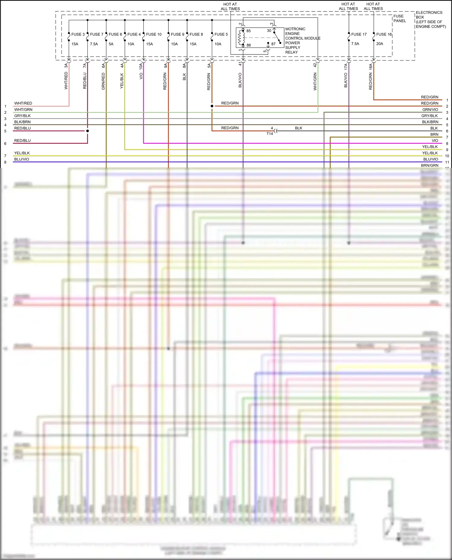 Wiring diagram yel/red for Audi S3 8V facelift (2016-2020) (16 of 16)