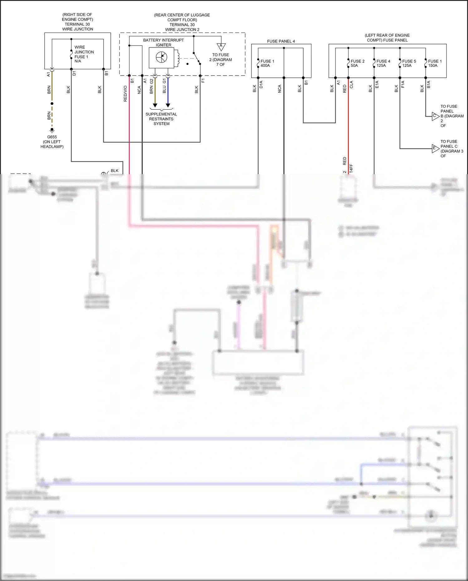 Audi S3 8Y (2020-2024) access/start authorization control module wiring diagram  (5 of 7)