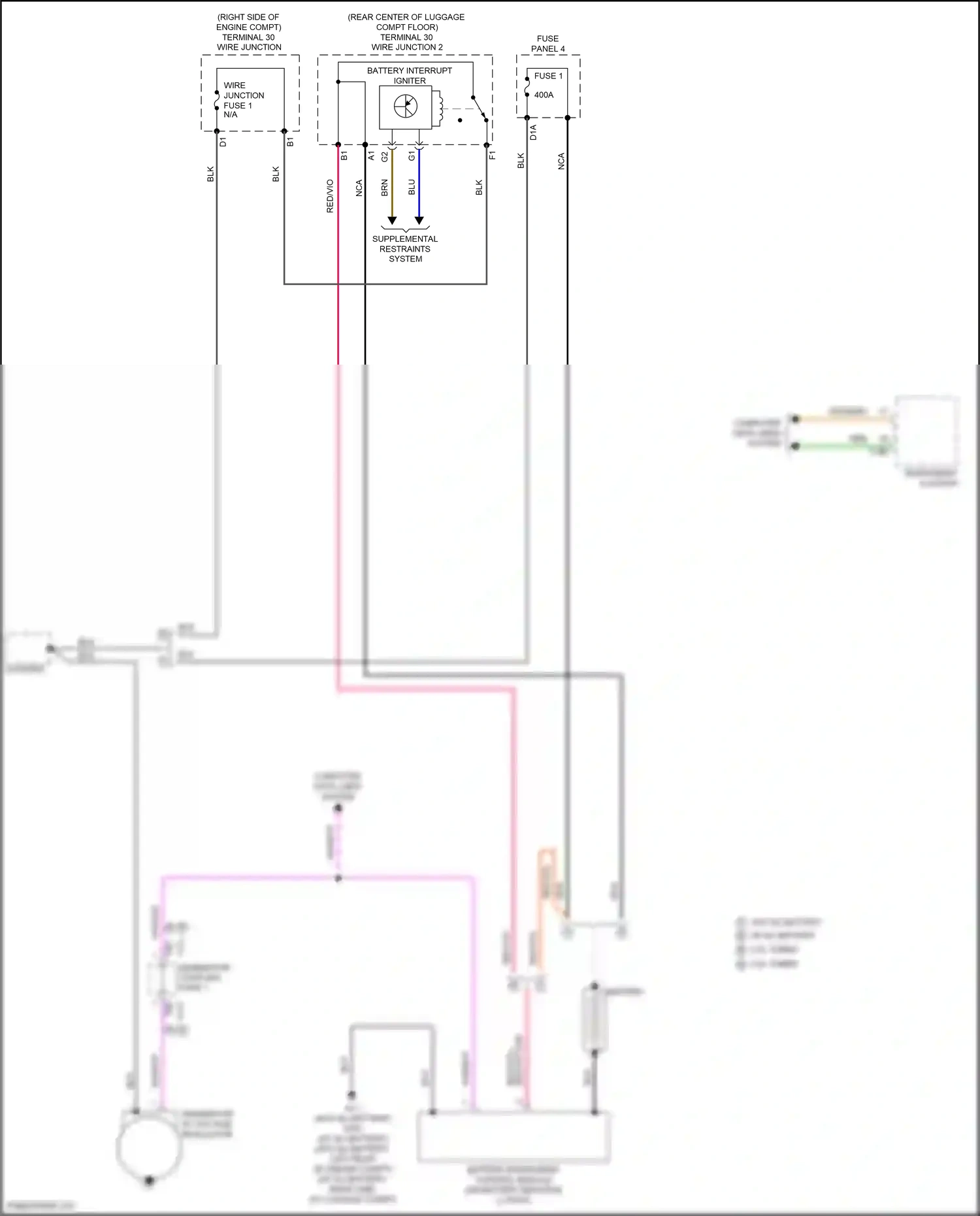 Audi S3 8Y (2020-2024) blu wiring diagram  (14 of 63)