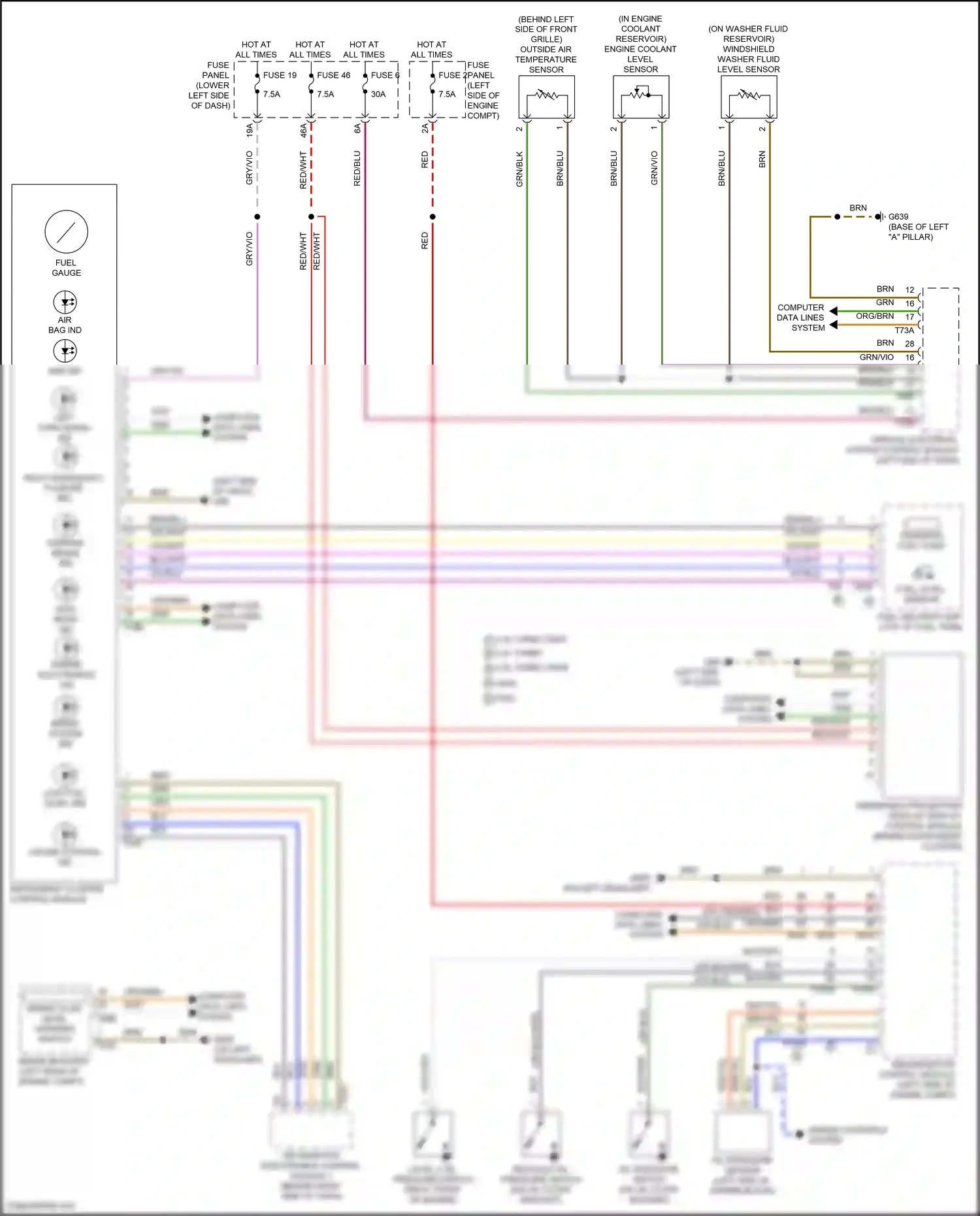 Audi S3 8Y (2020-2024) brake system ind wiring diagram  (2 of 2)