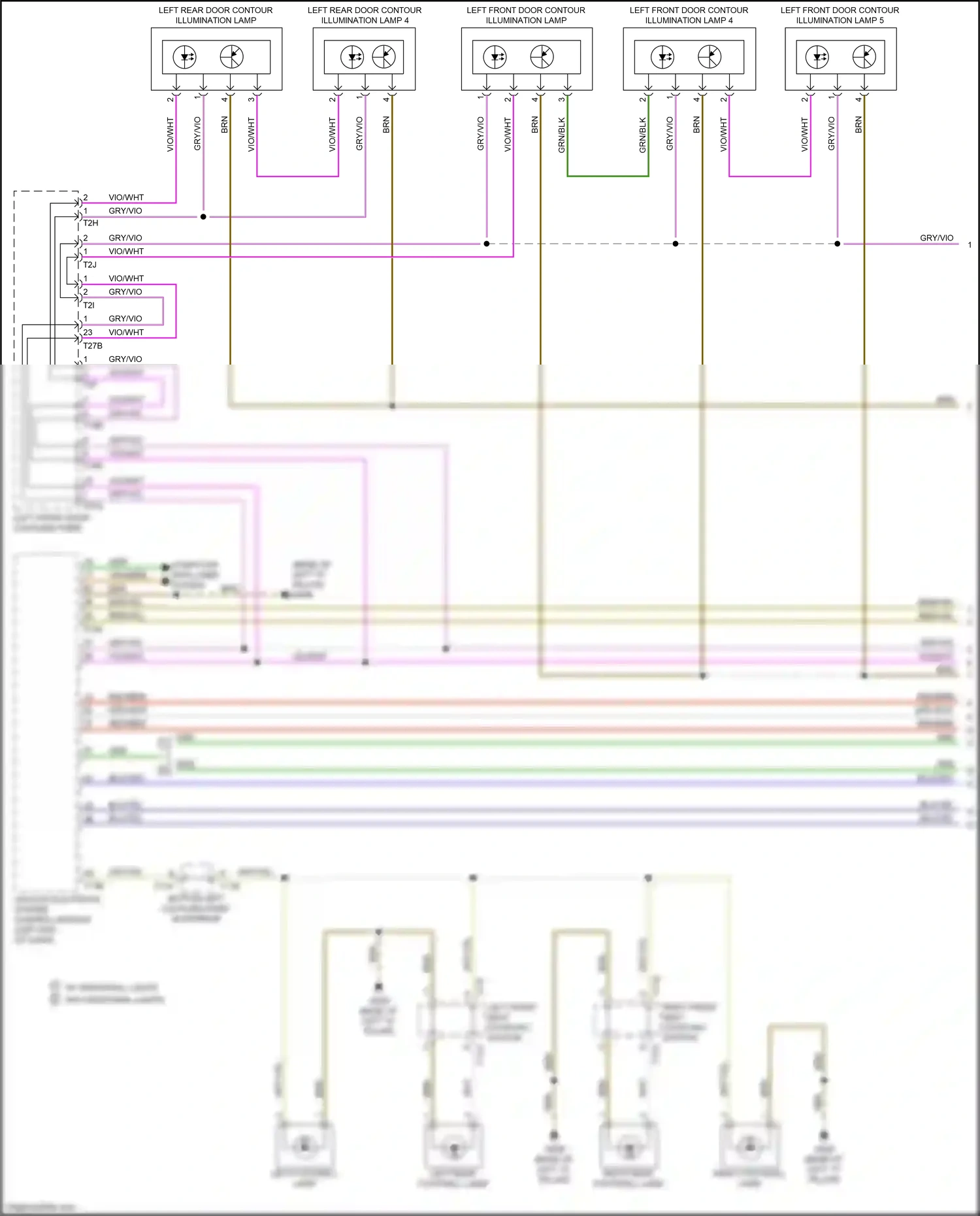 Audi S3 8Y (2020-2024) left front seat coupling station wiring diagram  (12 of 13)