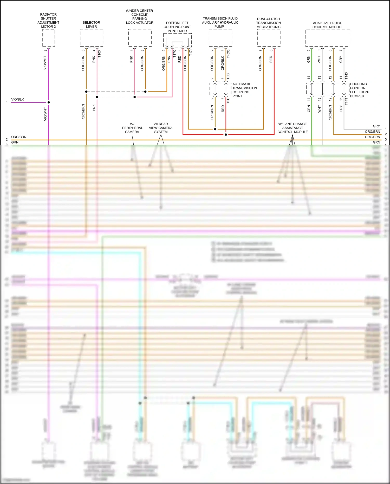 Audi S3 8Y (2020-2024) org/blu wiring diagram  (1 of 1)