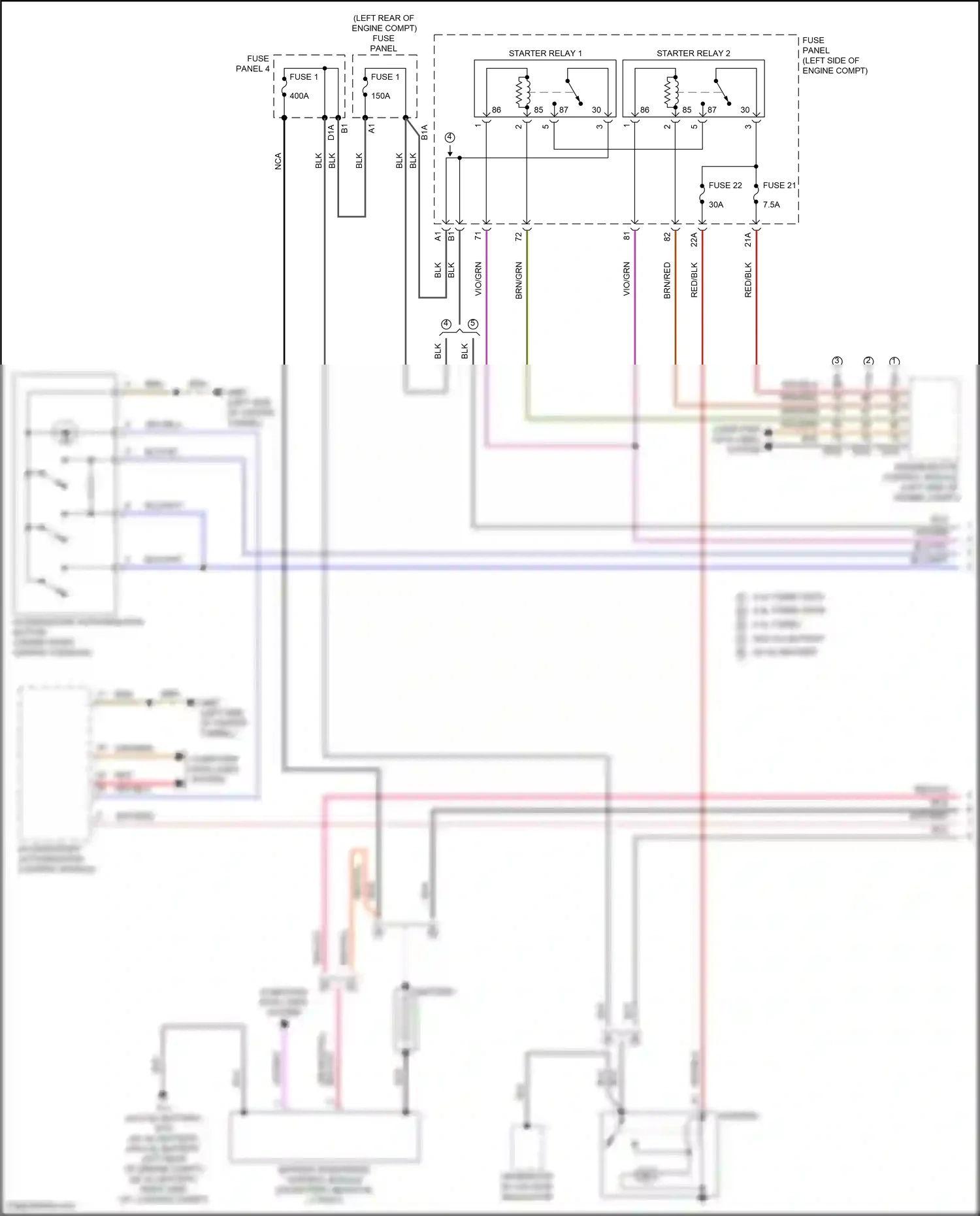 Audi S3 8Y (2020-2024) red wiring diagram  (19 of 76)