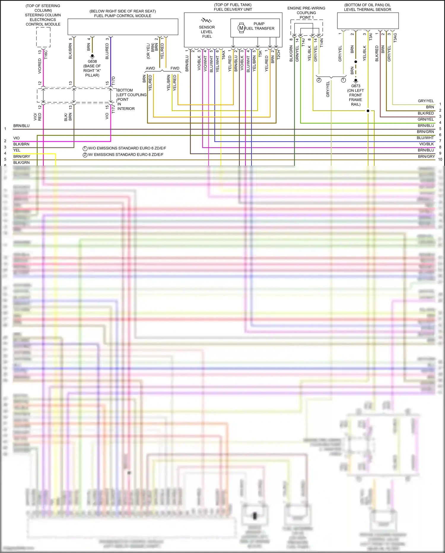 Audi S3 8Y (2020-2024) vio/wht wiring diagram  (39 of 40)
