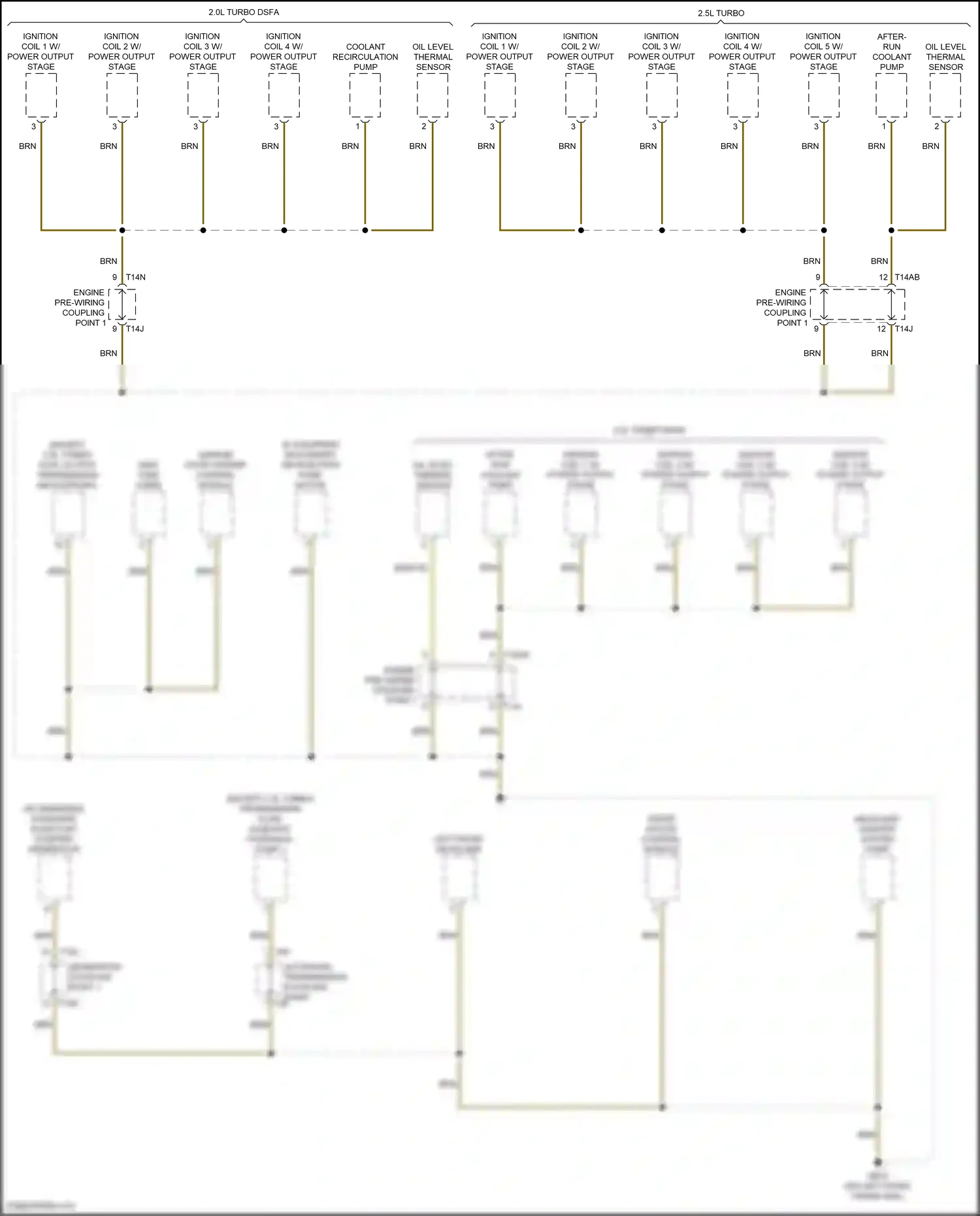 Audi S3 8Y (2020-2024) wiper motor control module wiring diagram  (1 of 3)