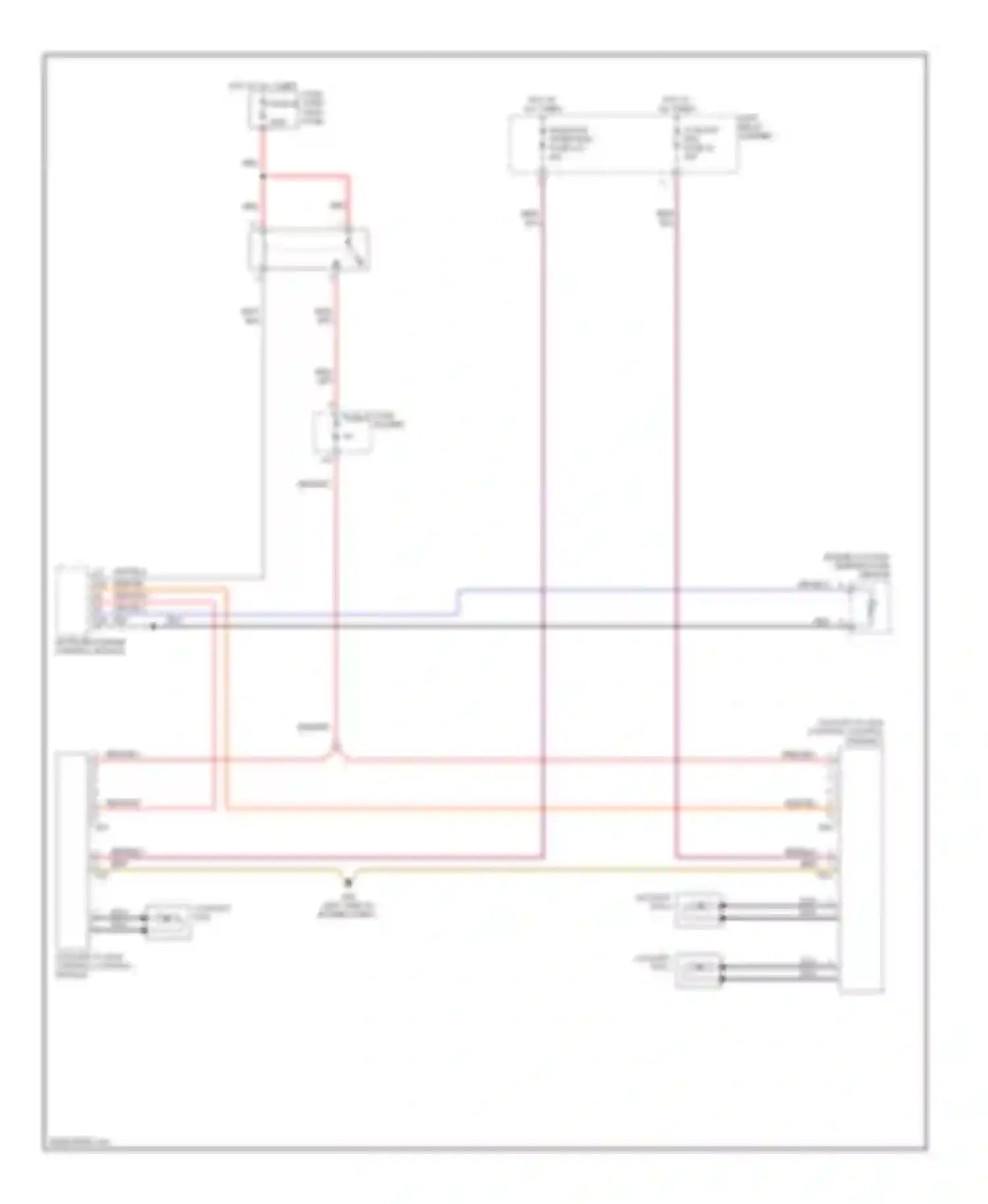 S4 Audi B7 (2004-2008): Cooling fan circuit
