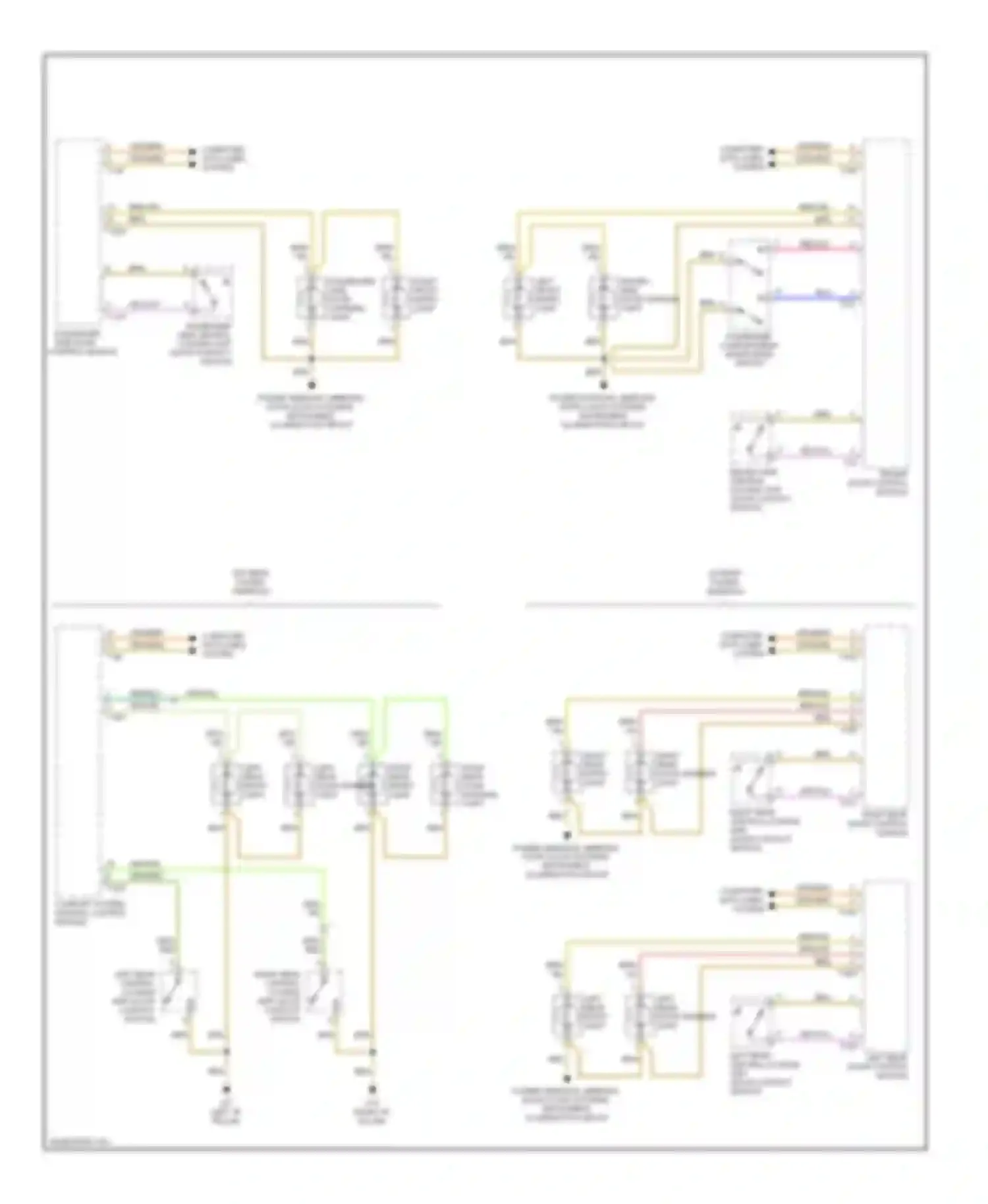 S4 Audi B7 (2004-2008): Courtesy lamps circuit, sedan (2 of 2)