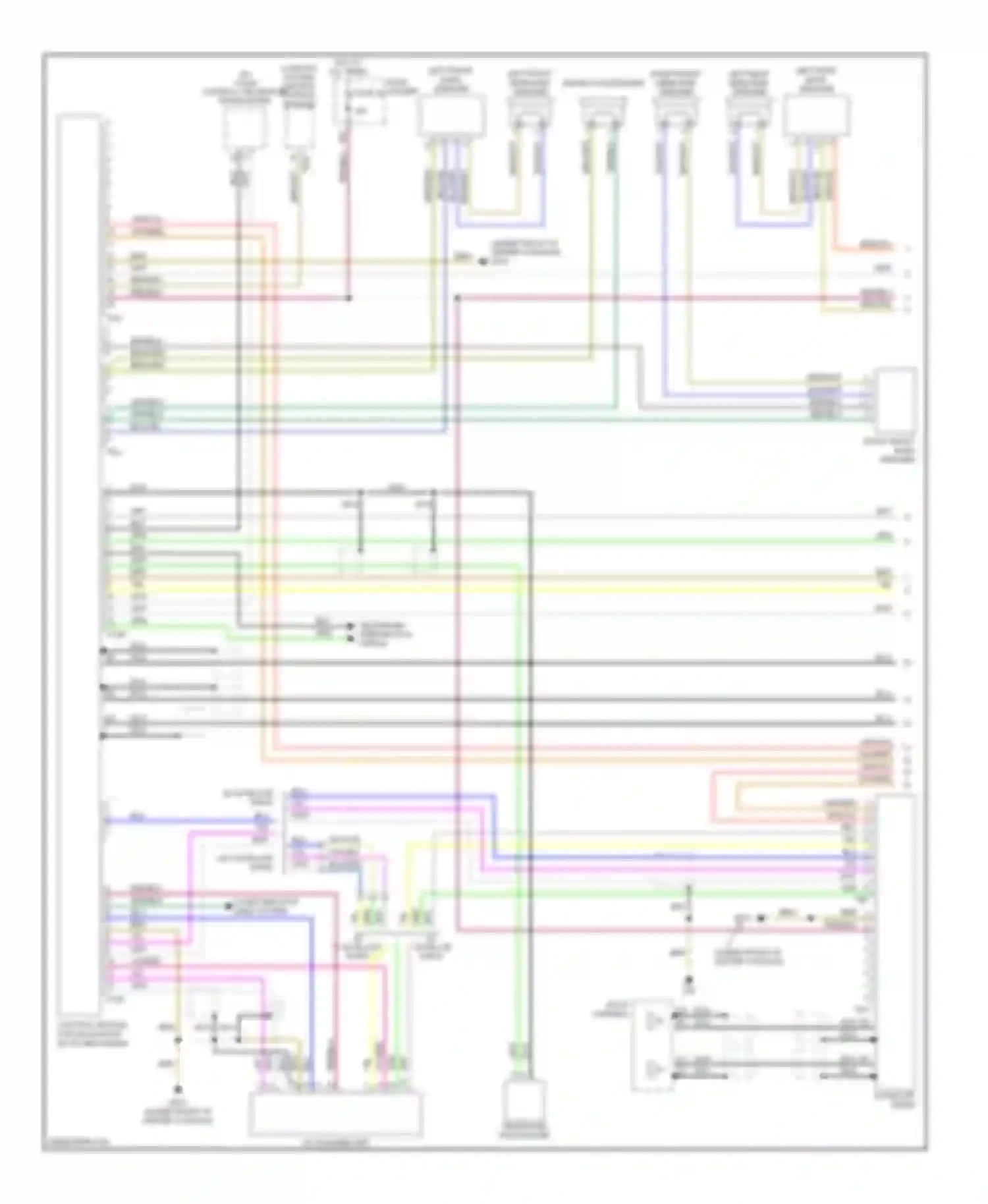S4 Audi B7 (2004-2008): Navigation circuit, with rns-e with bose (1 of 2)