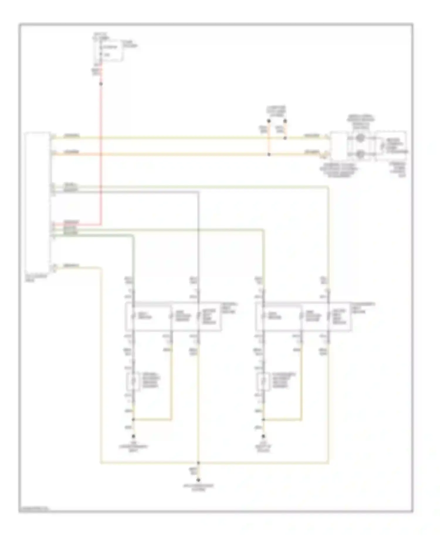 Wiring diagram air conditioning system for Audi S4 B7 (2004-2008) (1 of 1)