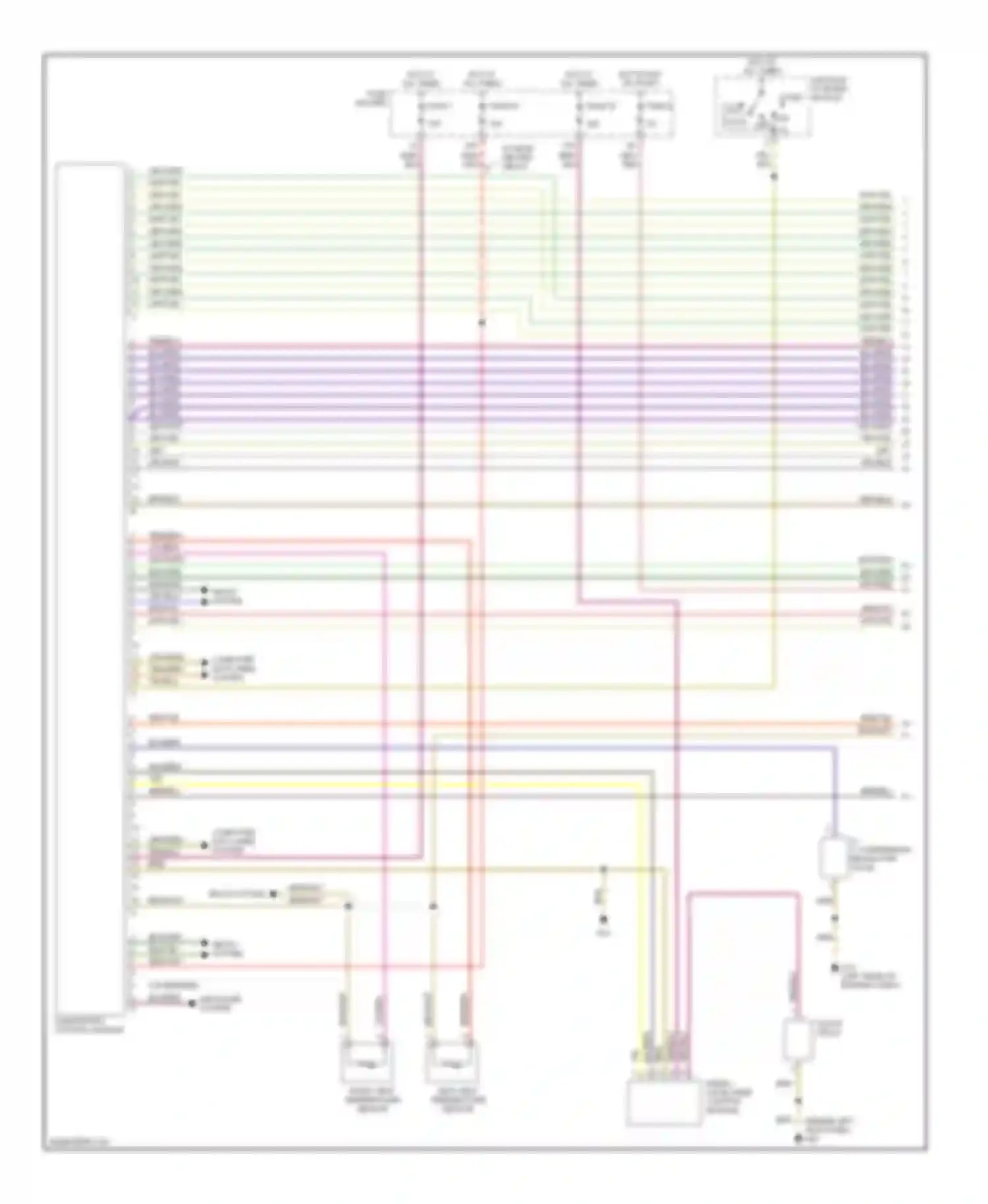 Wiring diagram climatronic control module for Audi S4 B7 (2004-2008) (1 of 8)