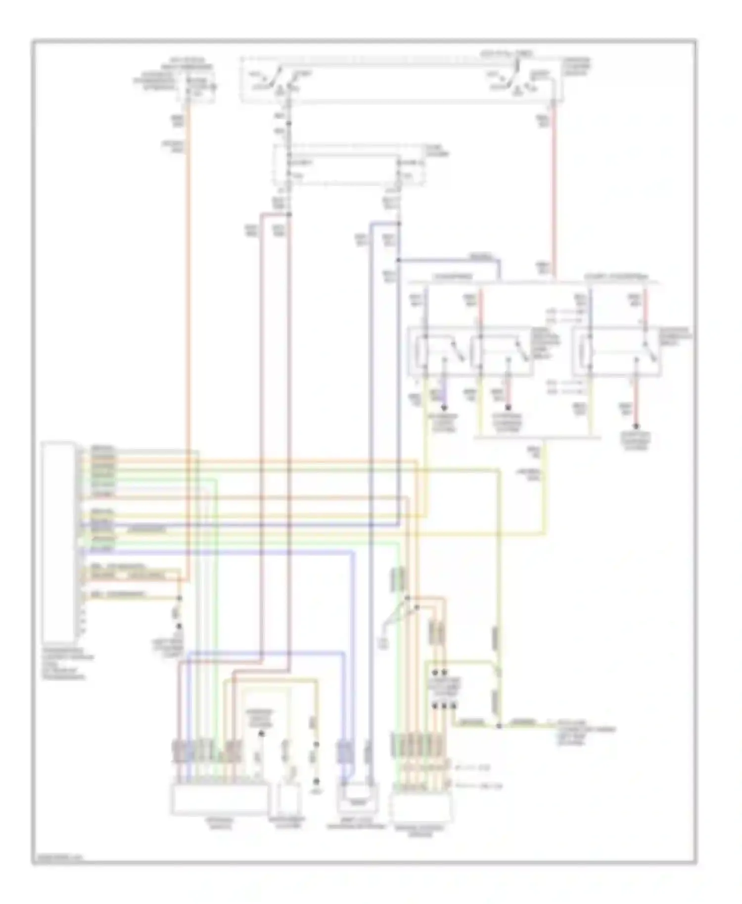 Wiring diagram except convertible for Audi S4 B7 (2004-2008) (1 of 1)