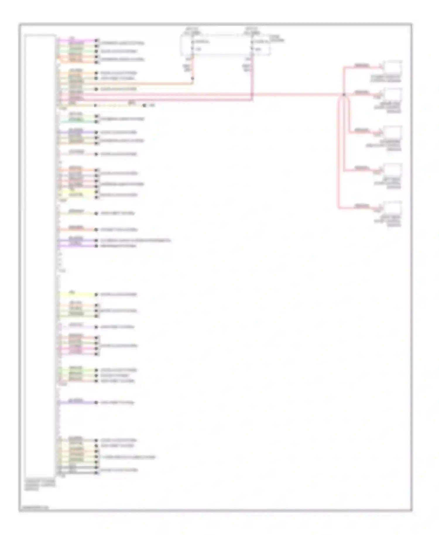 Wiring diagram grn/red for Audi S4 B7 (2004-2008)