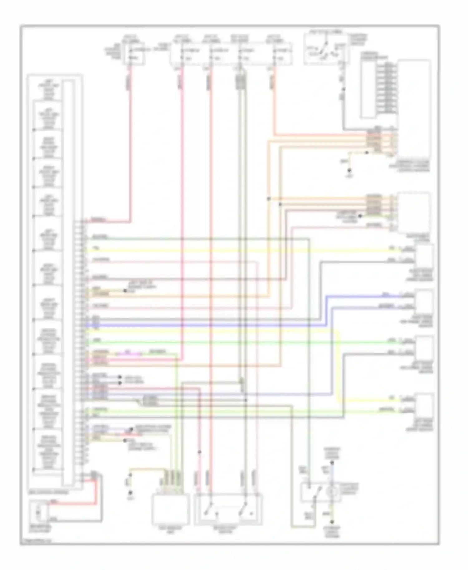 Wiring diagram grn/red for Audi S4 B7 (2004-2008)