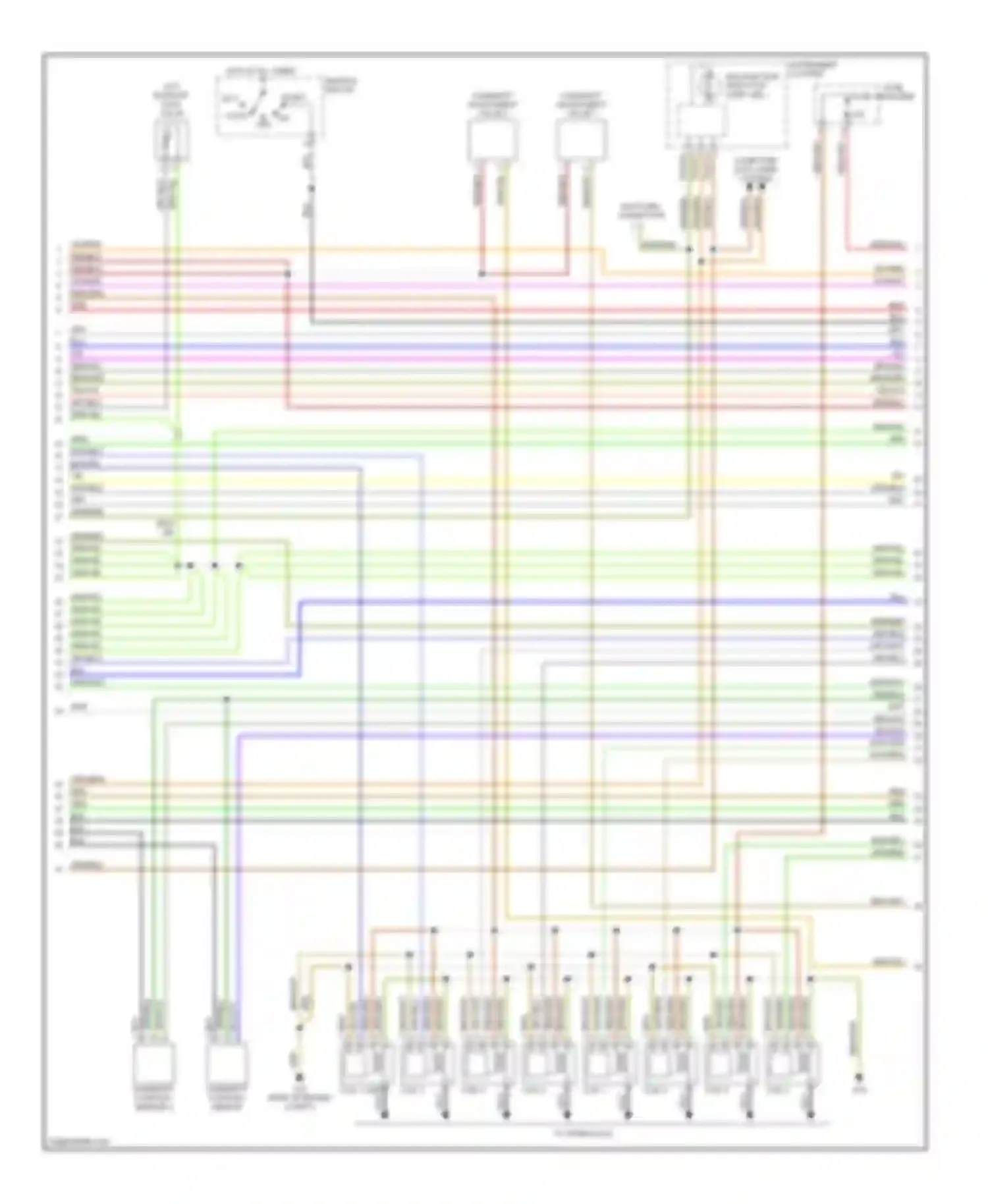 Wiring diagram grn/red for Audi S4 B7 (2004-2008)