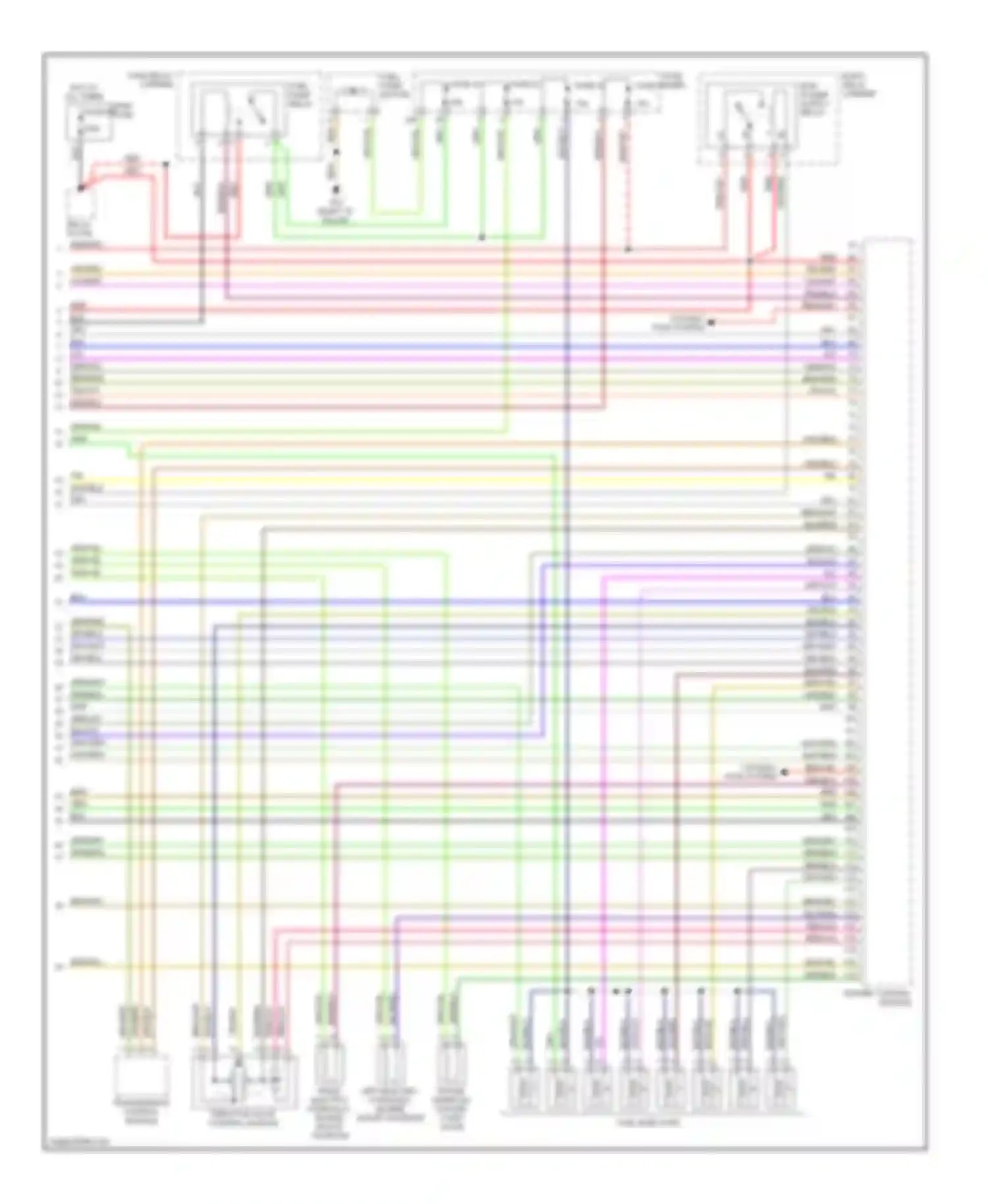 Wiring diagram intake manifold change-over valve for Audi S4 B7 (2004-2008) (1 of 1)