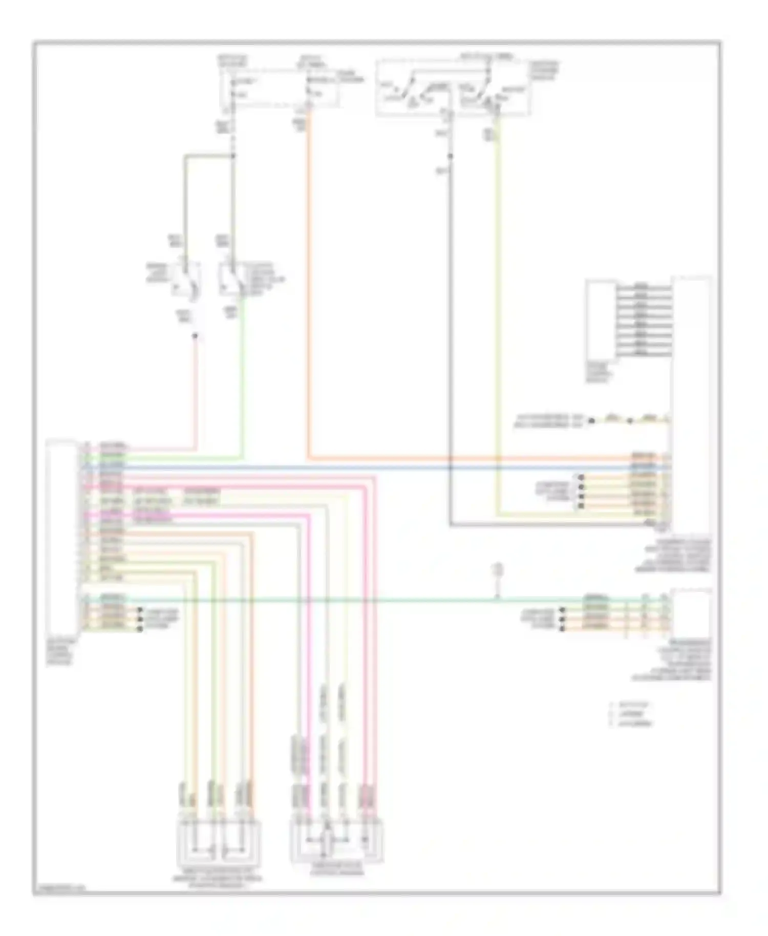 Wiring diagram motronic engine control module for Audi S4 B7 (2004-2008) (3 of 5)