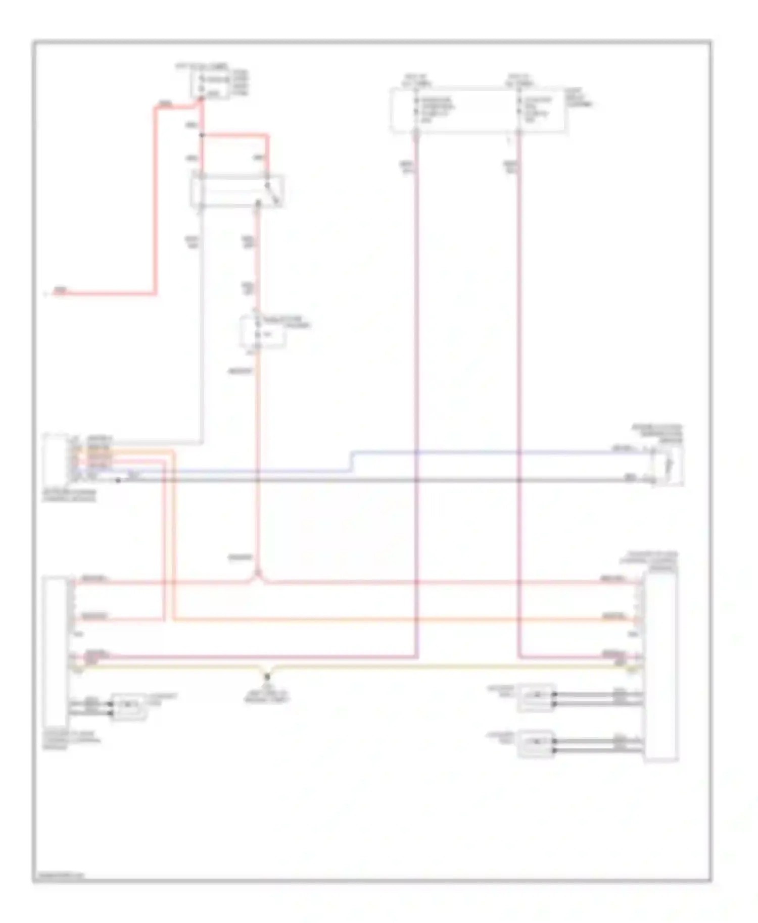 Wiring diagram radiator after-run fuse 214 for Audi S4 B7 (2004-2008) (1 of 2)