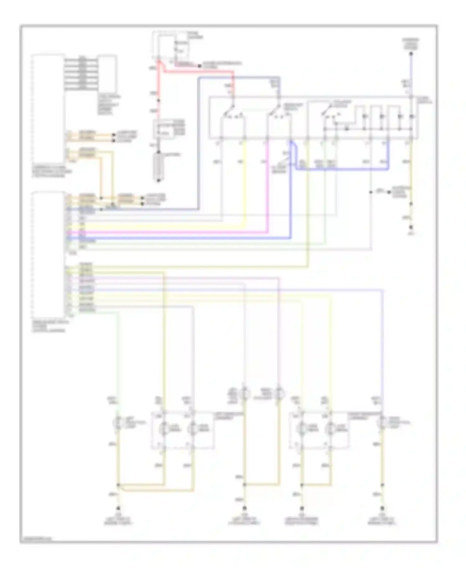 Wiring diagram red for Audi S4 B7 (2004-2008) (14 of 52)