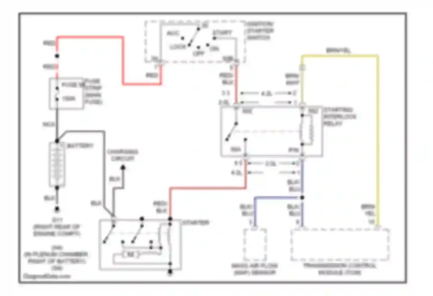 Wiring diagram yel for Audi S4 B7 (2004-2008) (43 of 52)