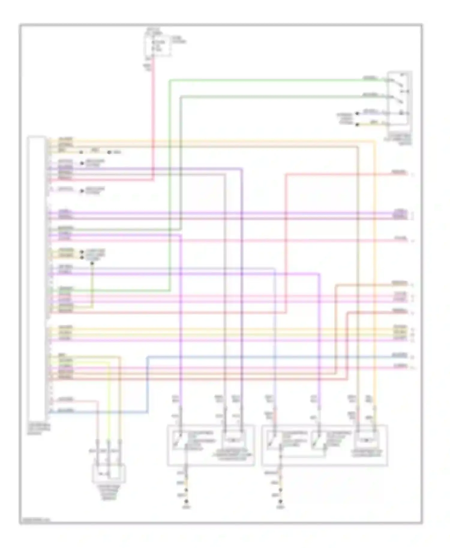 Wiring diagram yel/blk for Audi S4 B7 (2004-2008) (2 of 13)