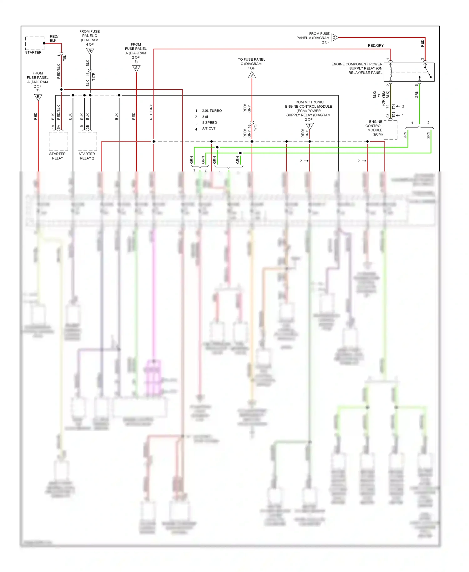 Wiring diagram 3.0l for Audi S4 B8 facelift (2011-2015) (9 of 12)