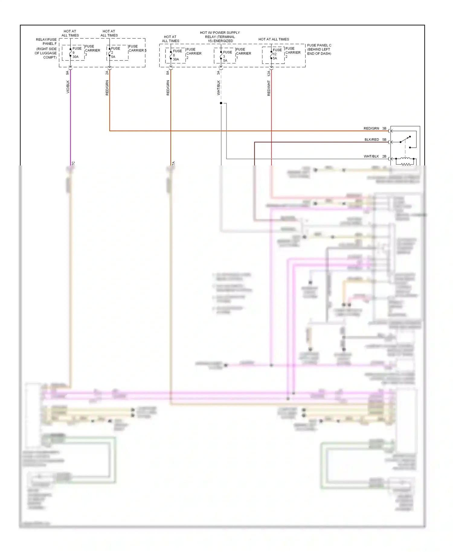 Wiring diagram blk/gry for Audi S4 B8 facelift (2011-2015) (1 of 12)