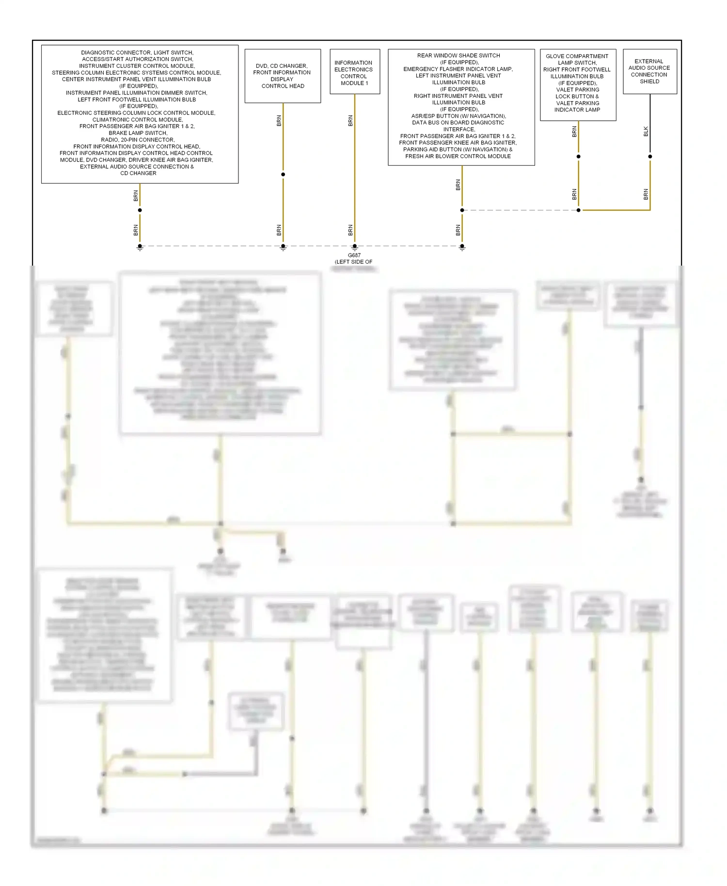 Wiring diagram brn for Audi S4 B8 facelift (2011-2015) (35 of 111)