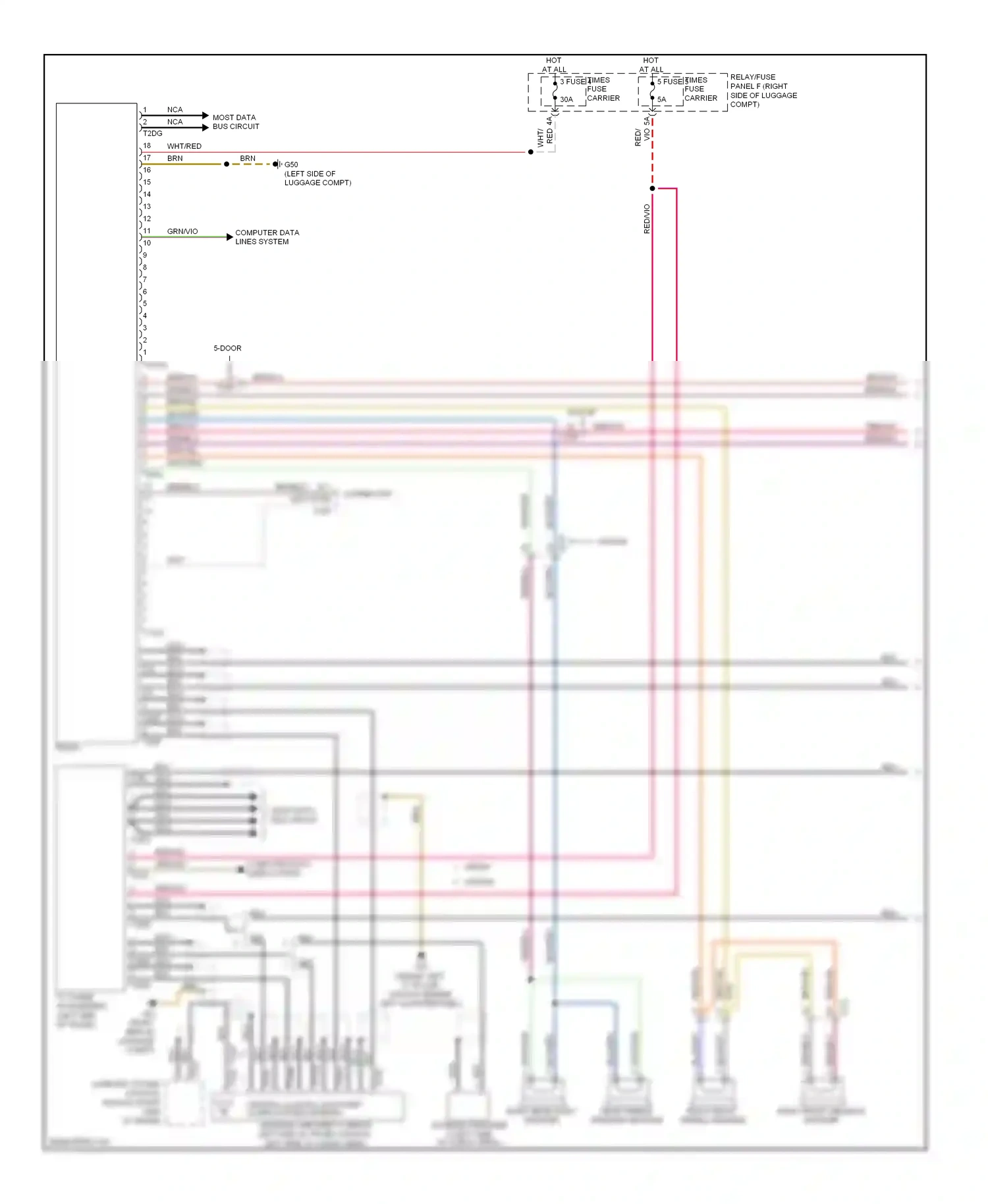 Wiring diagram brn/yel for Audi S4 B8 facelift (2011-2015) (14 of 26)