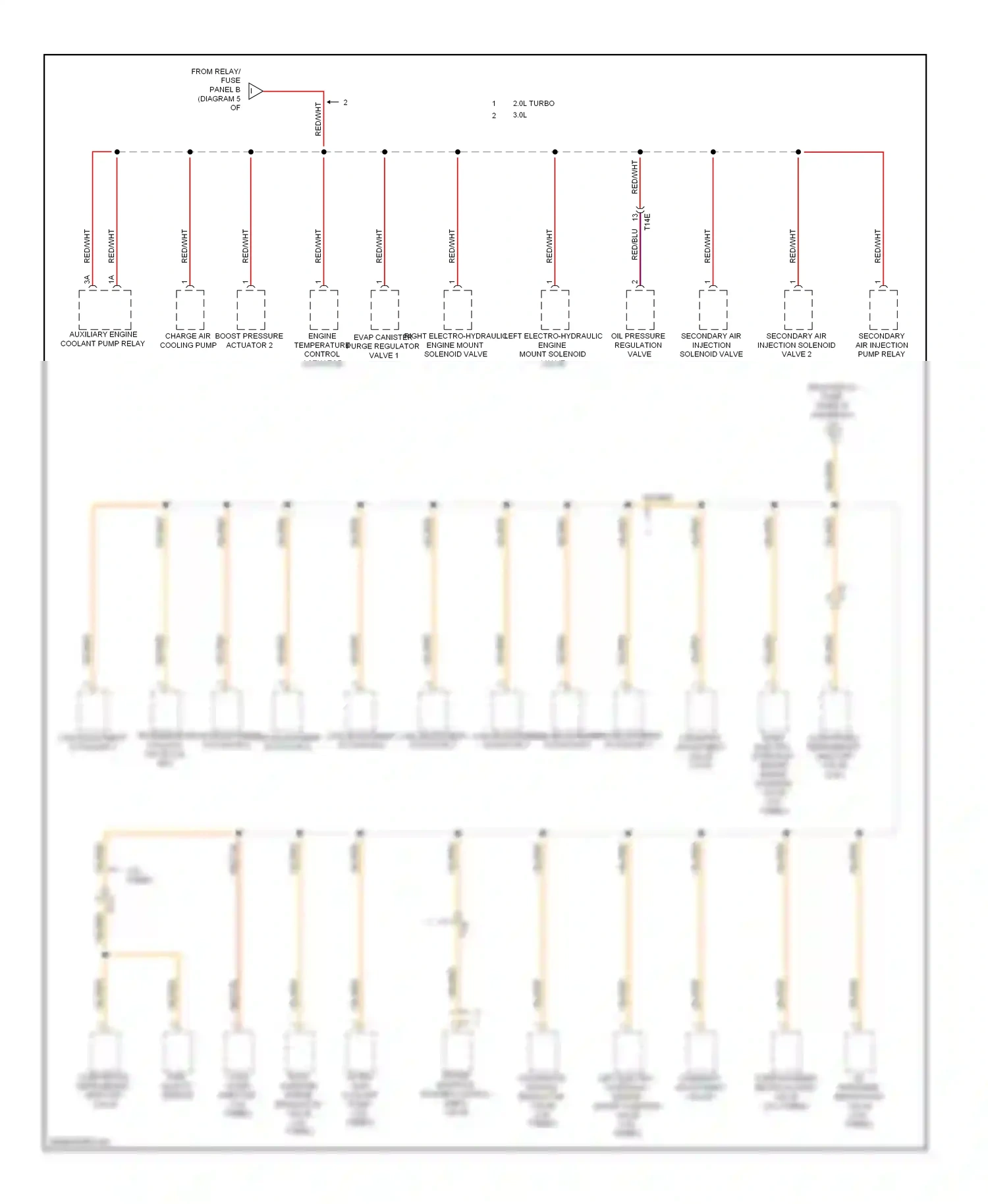 Wiring diagram cam adjustment actuator 8 for Audi S4 B8 facelift (2011-2015) (1 of 1)
