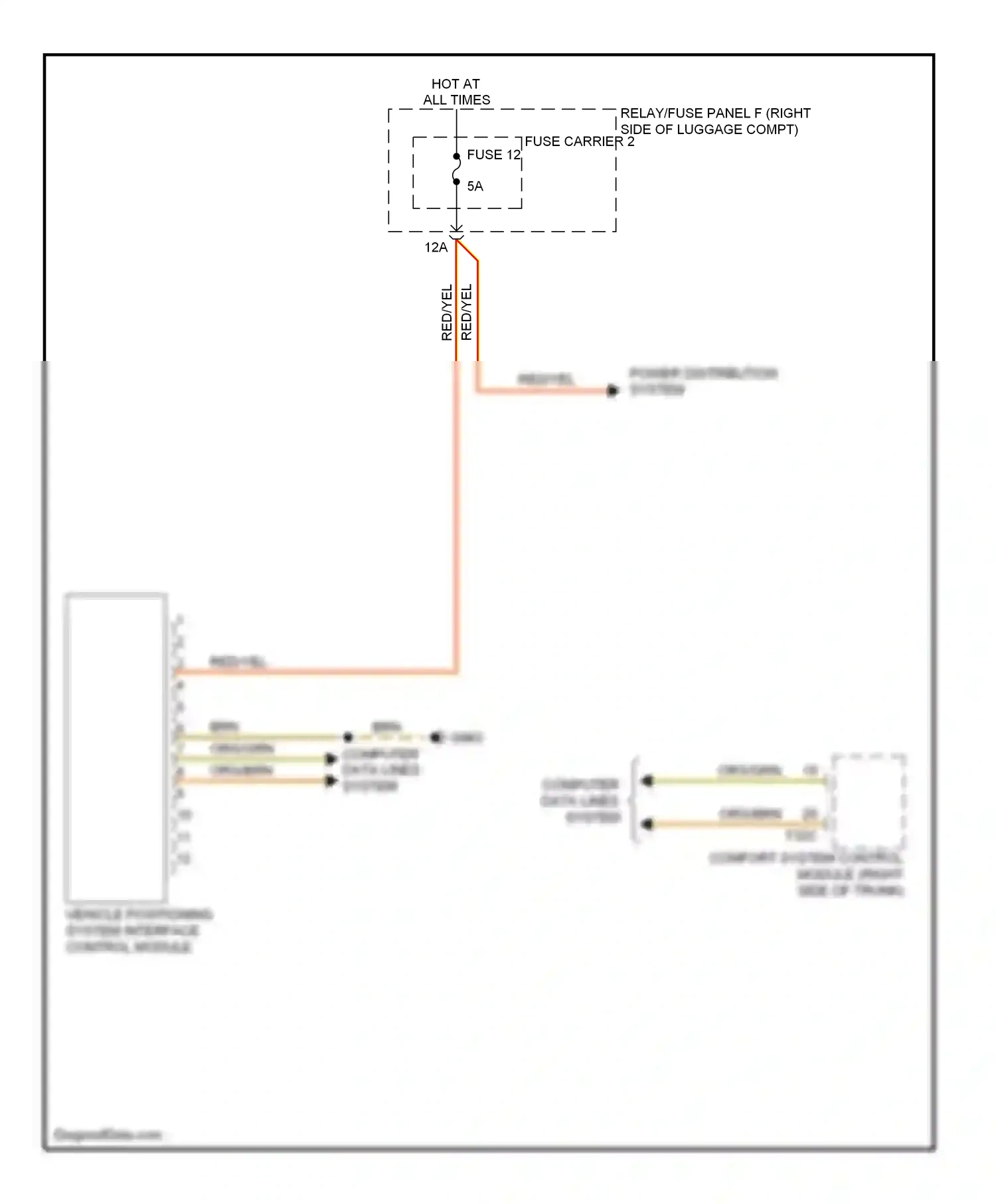 Wiring diagram computer data lines system for Audi S4 B8 facelift (2011-2015) (50 of 85)