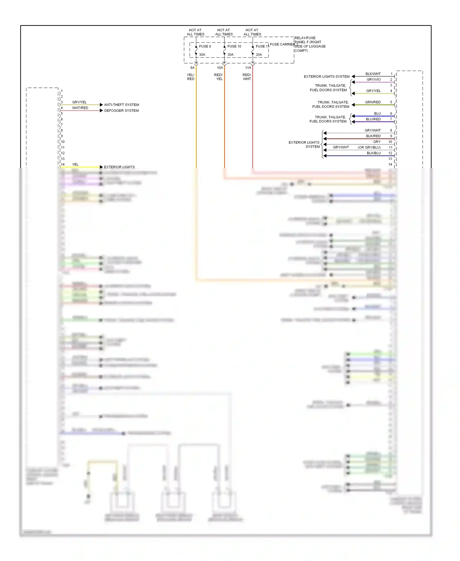 Wiring diagram org/brn for Audi S4 B8 facelift (2011-2015) (10 of 71)