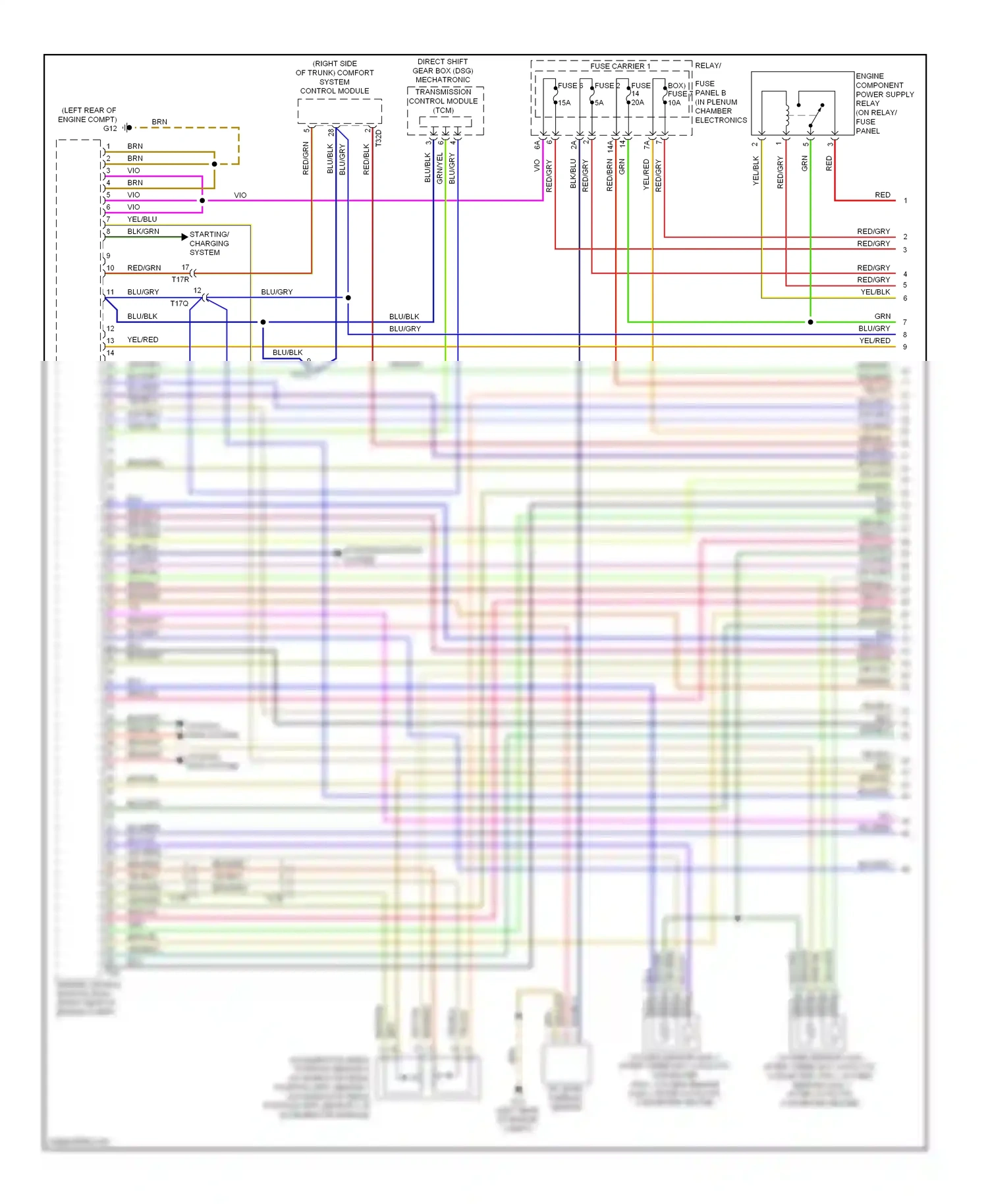 Wiring diagram red/wht for Audi S4 B8 facelift (2011-2015) (15 of 44)