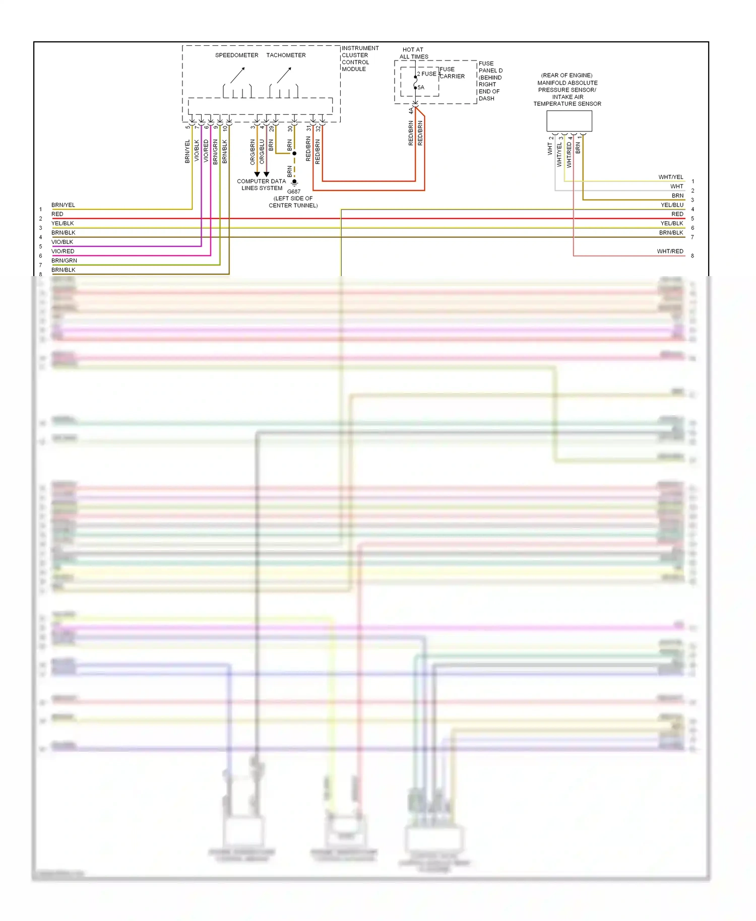 Wiring diagram vio/blk for Audi S4 B8 facelift (2011-2015) (10 of 10)