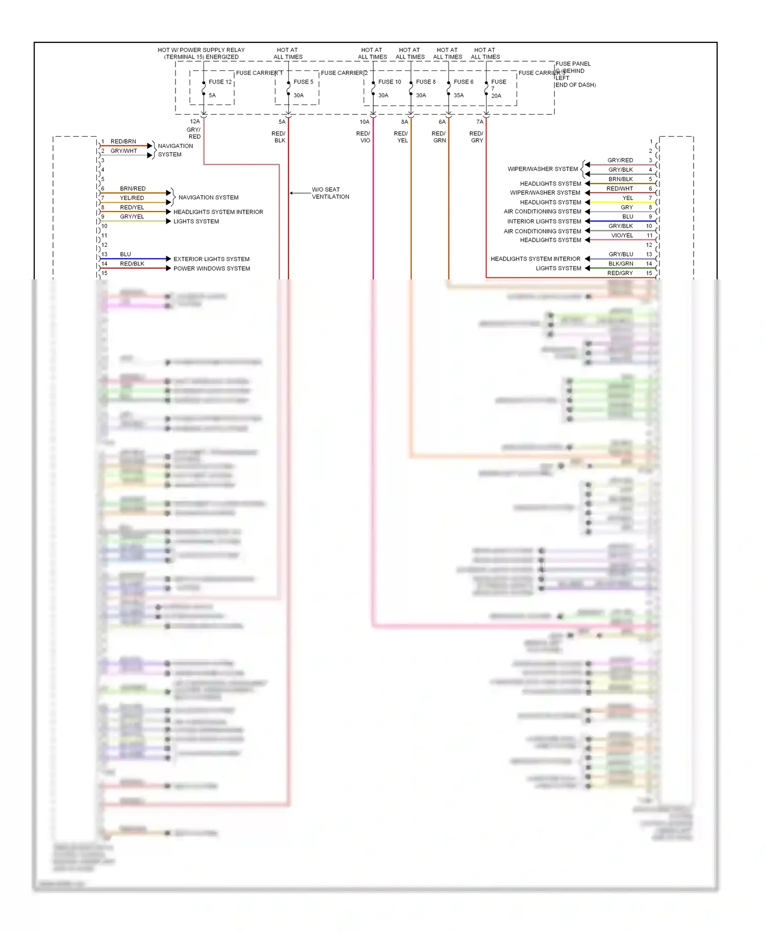 Wiring diagram wht/gry for Audi S4 B8 facelift (2011-2015) (8 of 8)