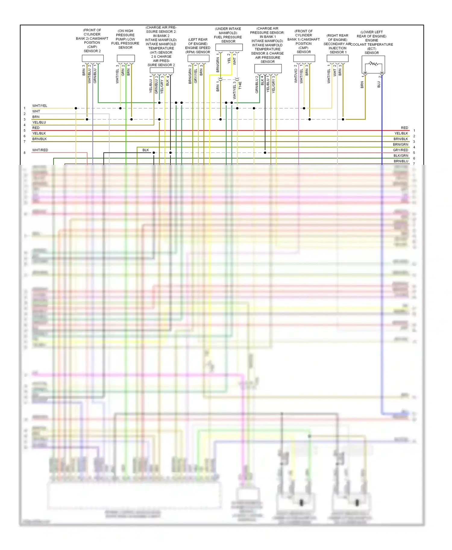 Wiring diagram wht/yel for Audi S4 B8 facelift (2011-2015) (10 of 22)