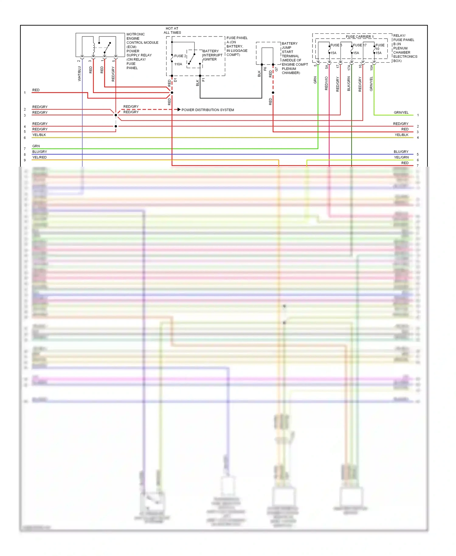 Wiring diagram yel/grn for Audi S4 B8 facelift (2011-2015) (6 of 9)