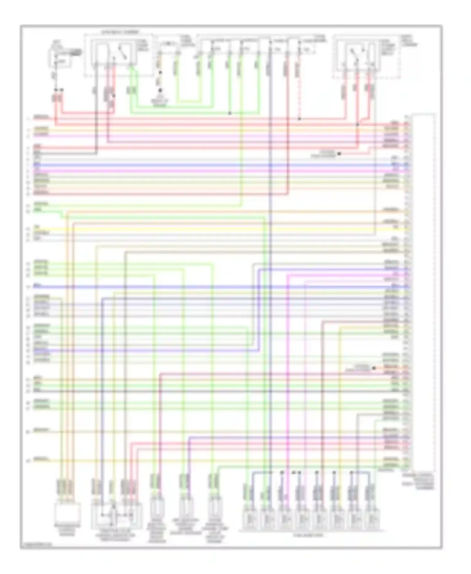 S4 Audi B8 (2008-2011): Wiring diagram engine performance 4.2l (4 of 4)