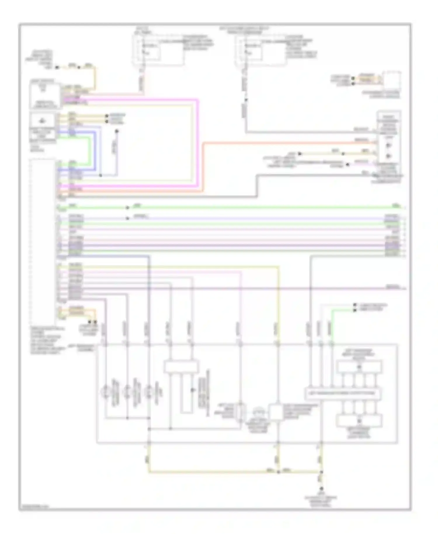 S4 Audi B8 (2008-2011): Headlights circuit, with bi-xenon with cornering headlights (1 of 2)