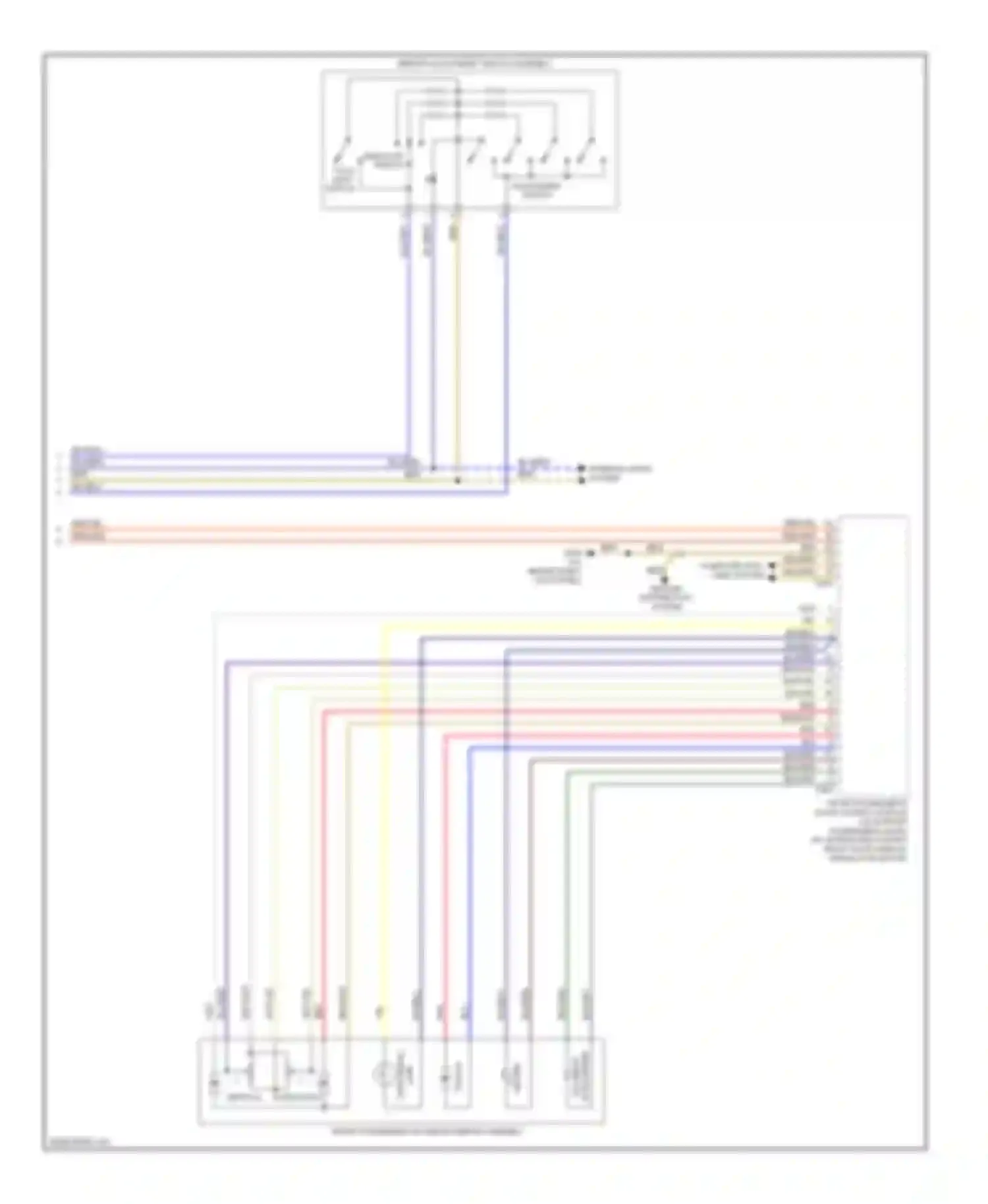 S4 Audi B8 (2008-2011): Power mirrors circuit (2 of 2)