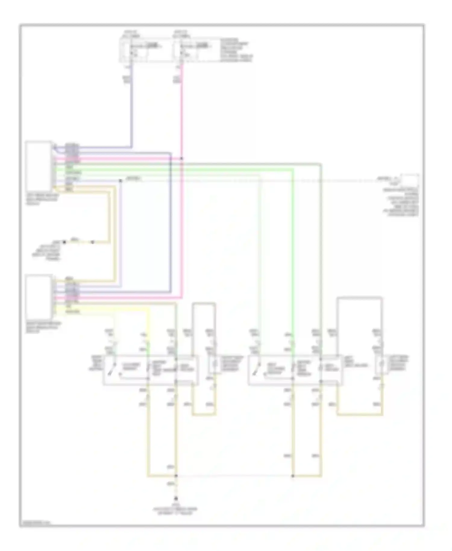 S4 Audi B8 (2008-2011): Front seat heater circuit, without ventilation
