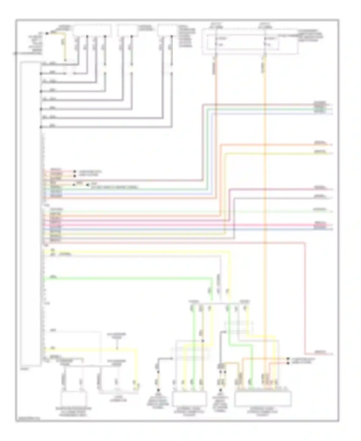 S4 Audi B8 (2008-2011): Radio circuit, basic infotainment (1 of 2)