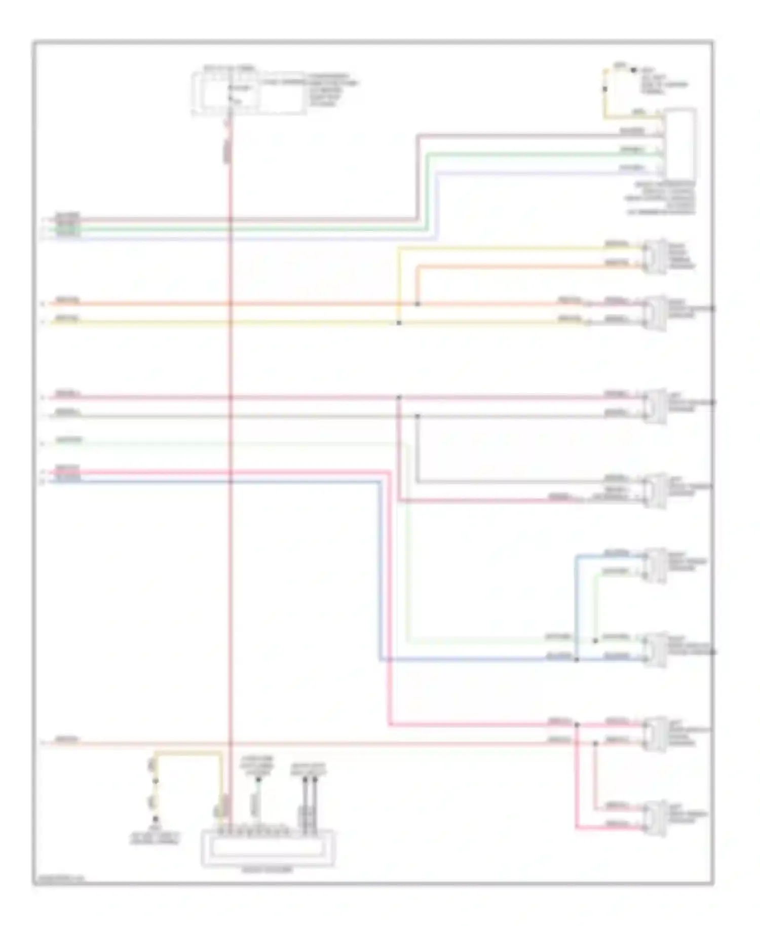 S4 Audi B8 (2008-2011): Radio circuit, basic infotainment (2 of 2)