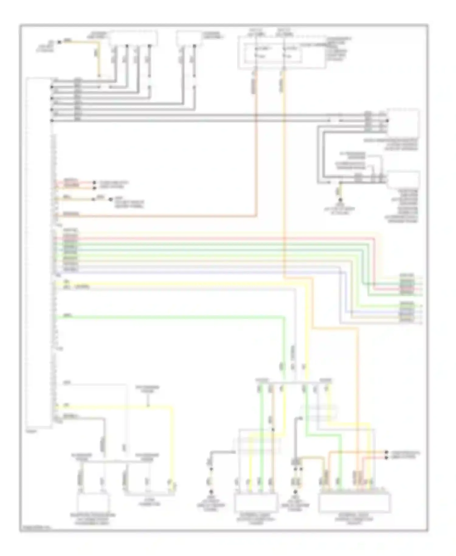 S4 Audi B8 (2008-2011): Radio circuit, standard infotainment (1 of 2)