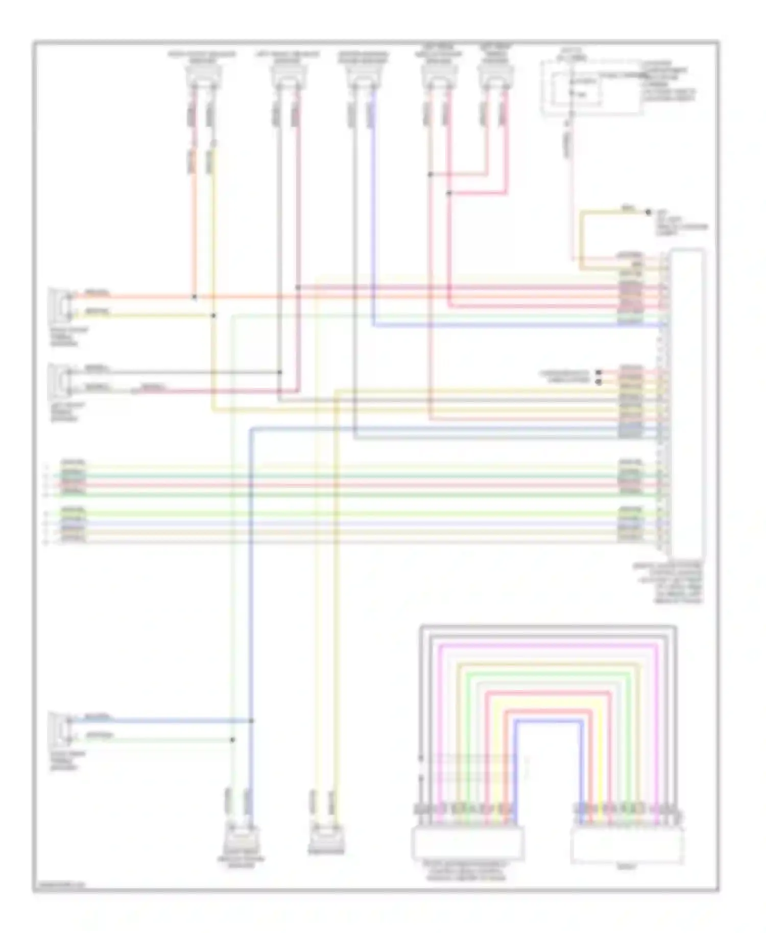 S4 Audi B8 (2008-2011): Radio circuit, standard infotainment (2 of 2)