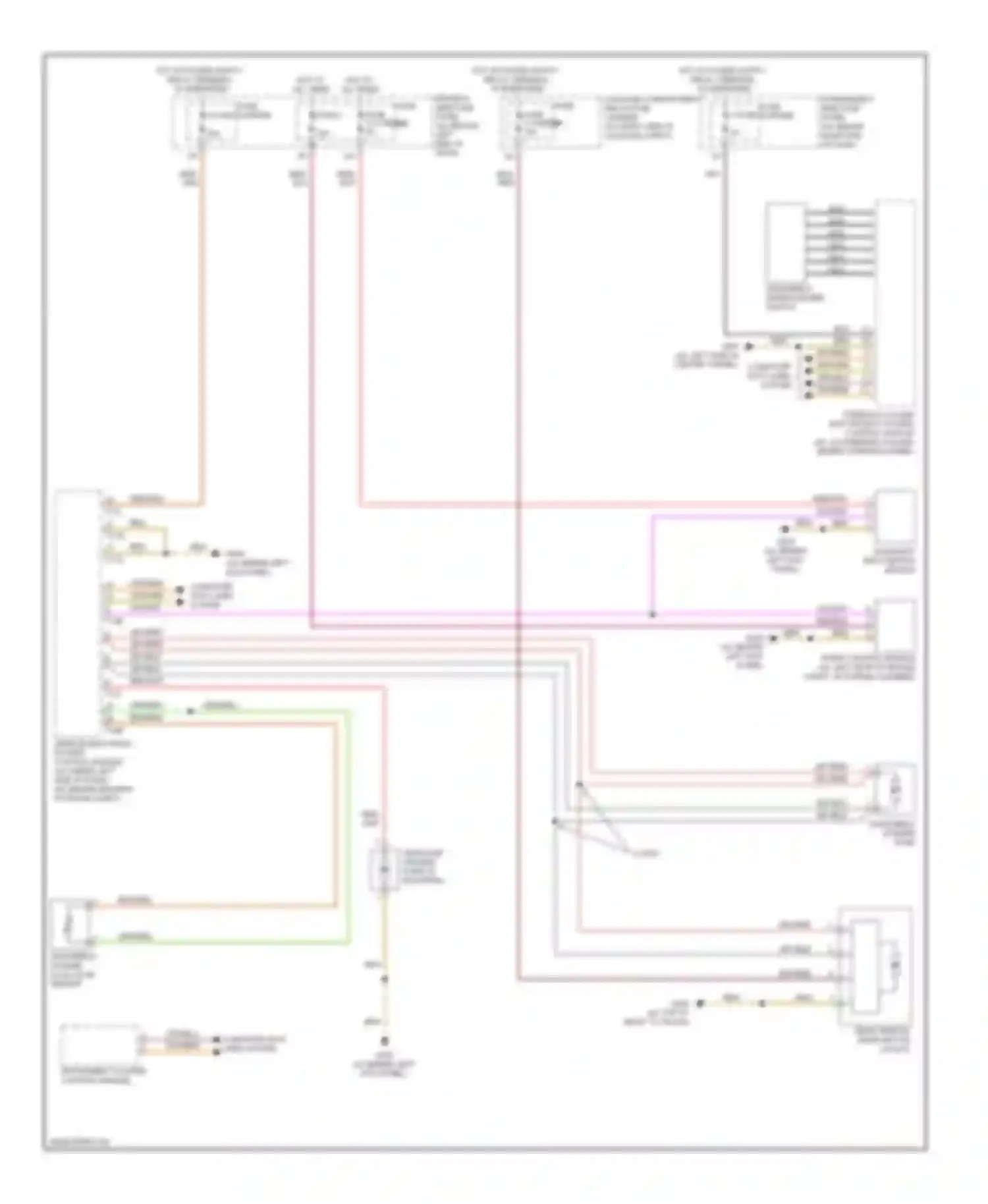 S4 Audi B8 (2008-2011): Wiper/washer circuit