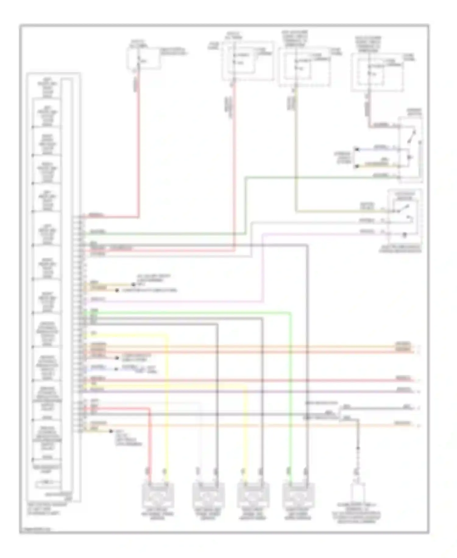 Wiring diagram blk/vio for Audi S4 B8 (2008-2011)