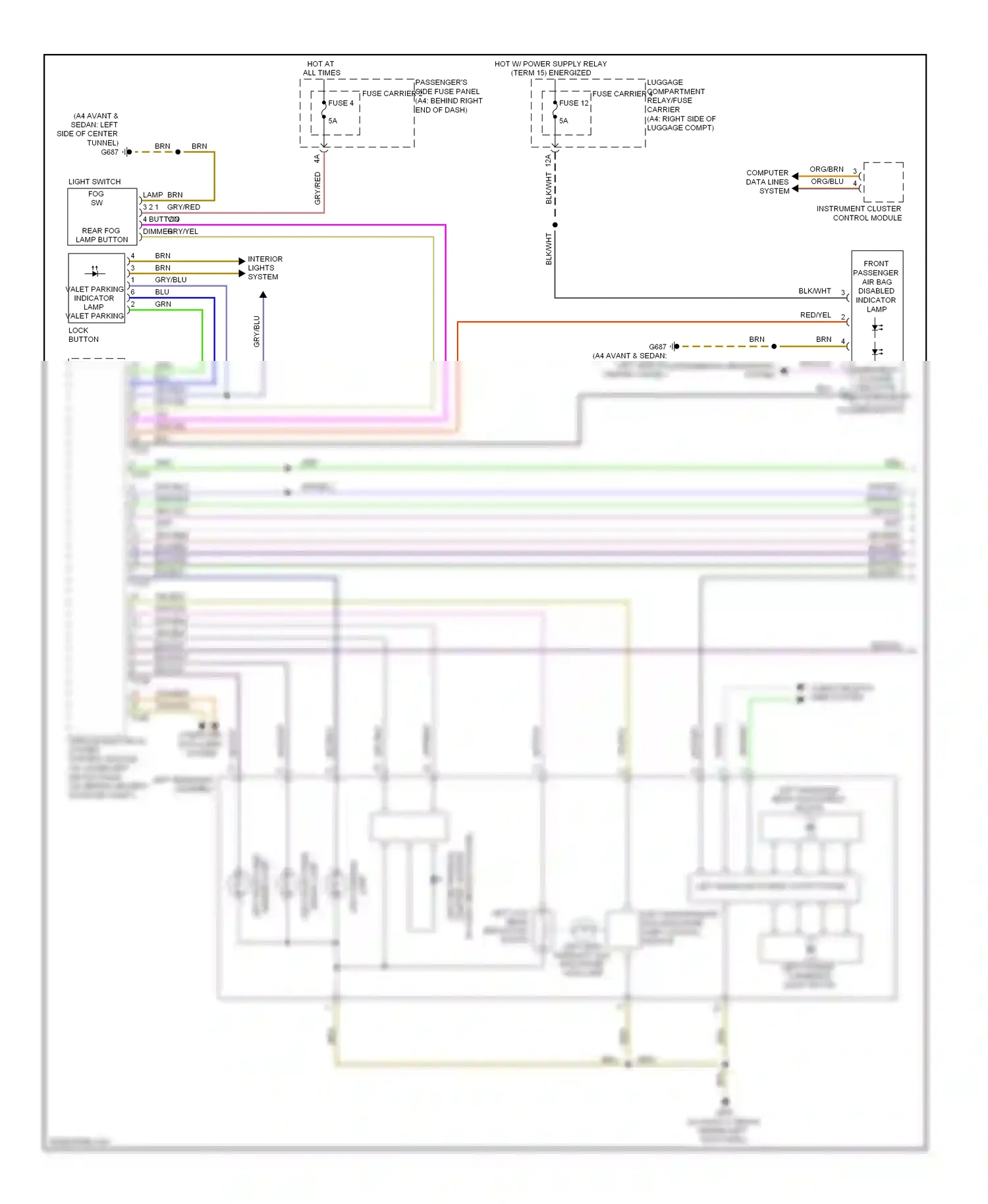 Audi S4 B8 (2008-2011) blk/gry wiring diagram  (3 of 10)